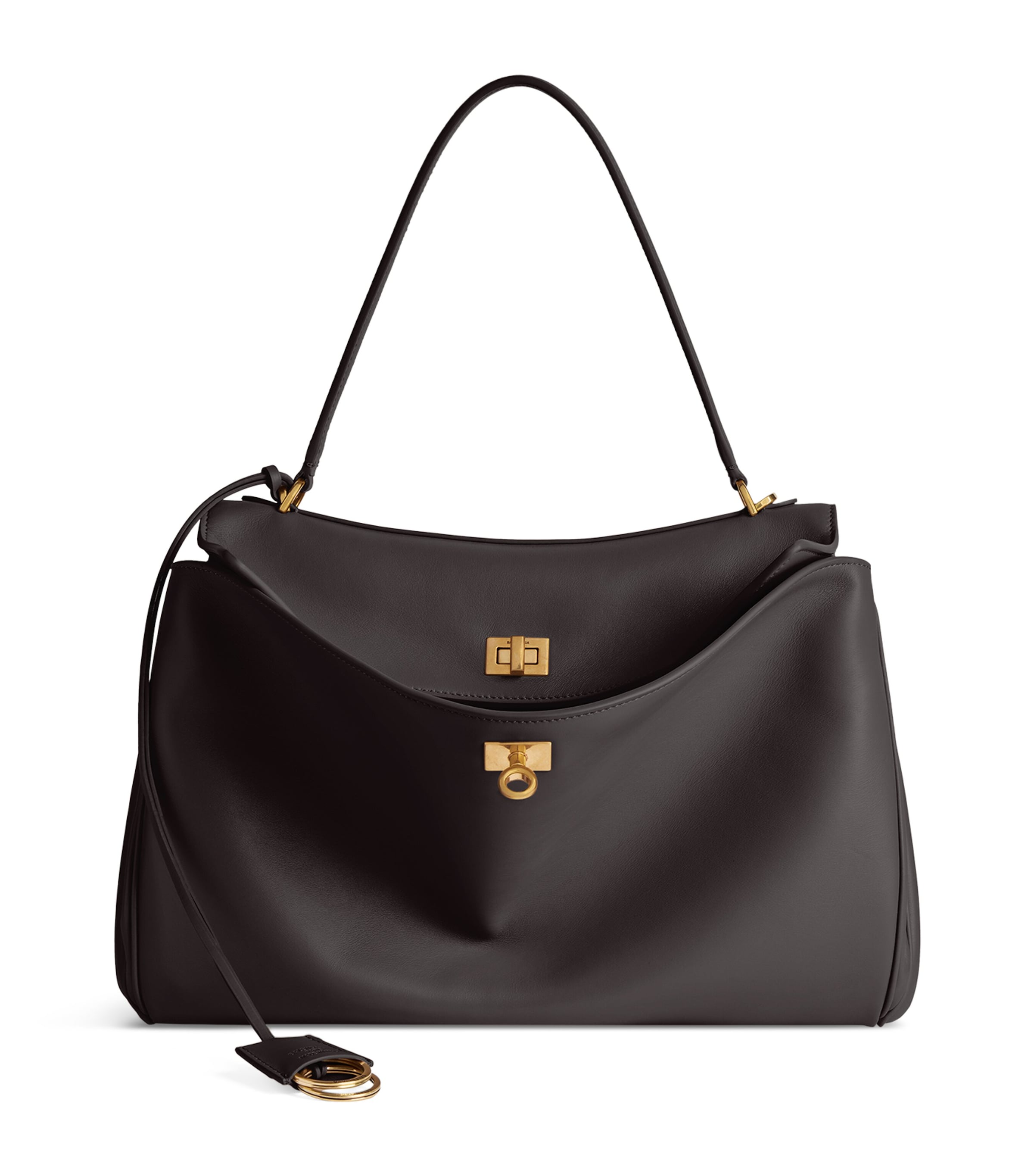 Balenciaga Medium Leather Rodeo Top-Handle Bag Image 1