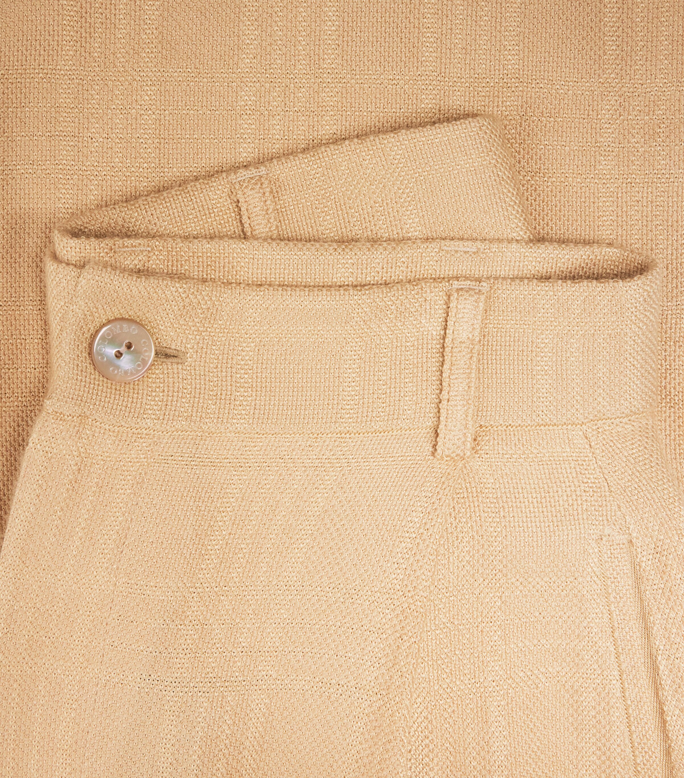 Colombo Womens Cashmere-Silk Wide-Leg Trousers Light Blue Image 6