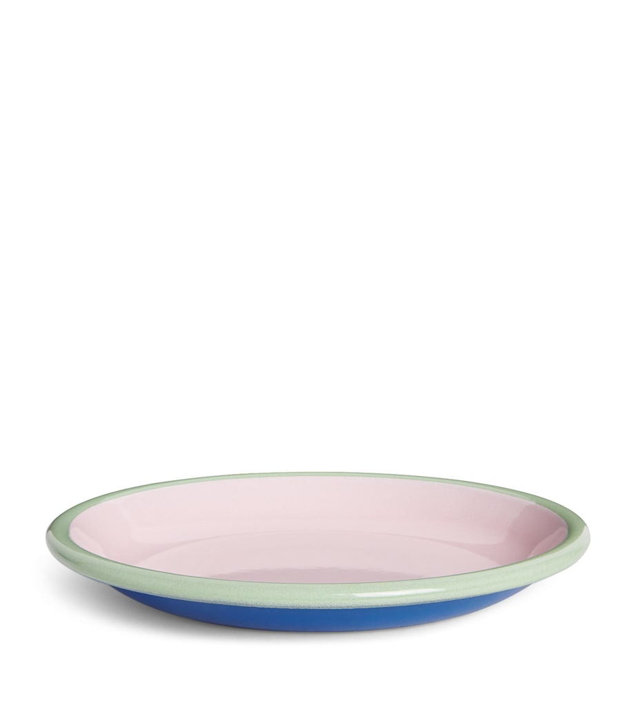 Enamel Plate (18cm) PINK Image 1