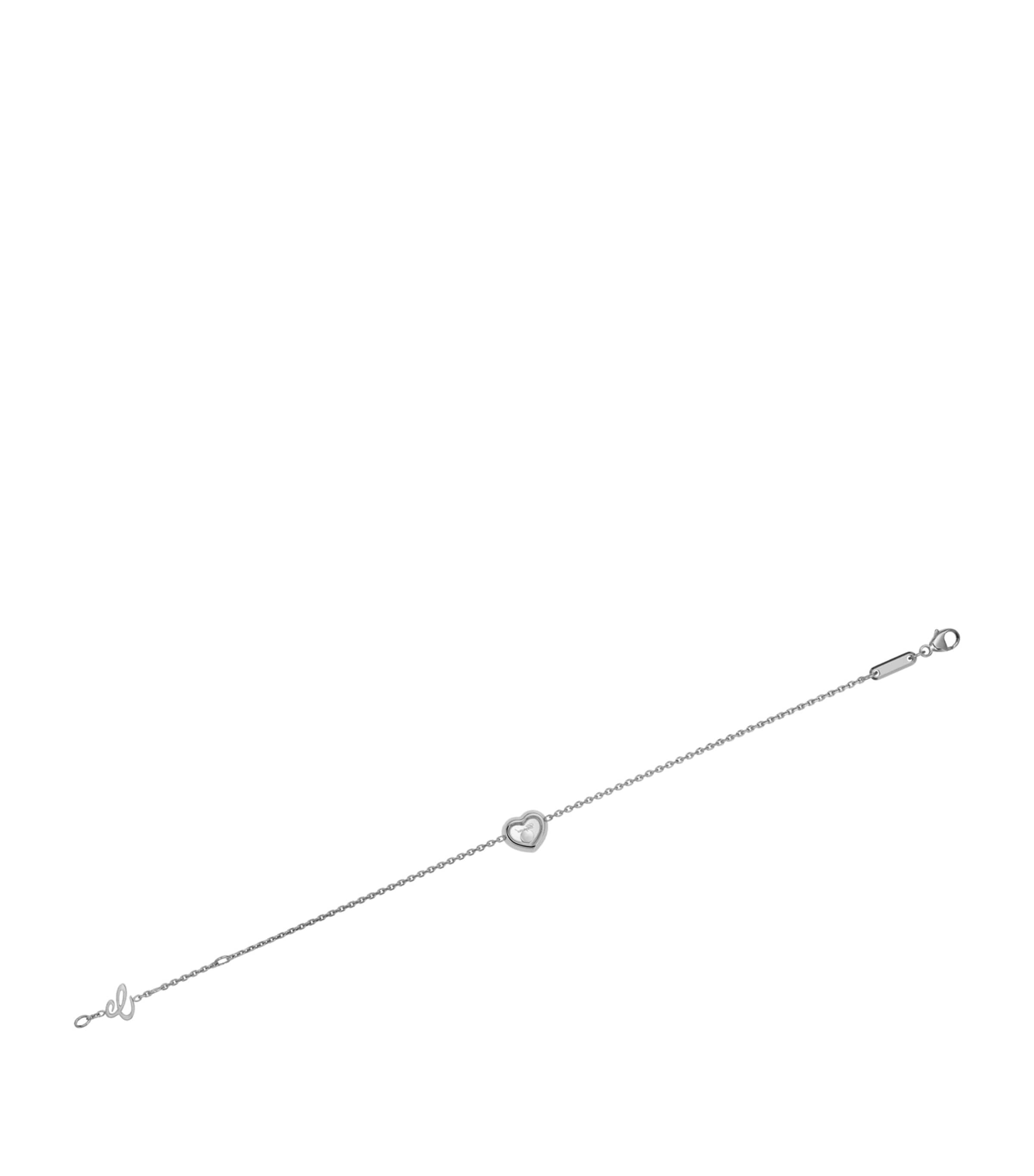 White Gold and Diamond Happy Diamonds Icons Bracelet 18K WHITE GOLD Image 2