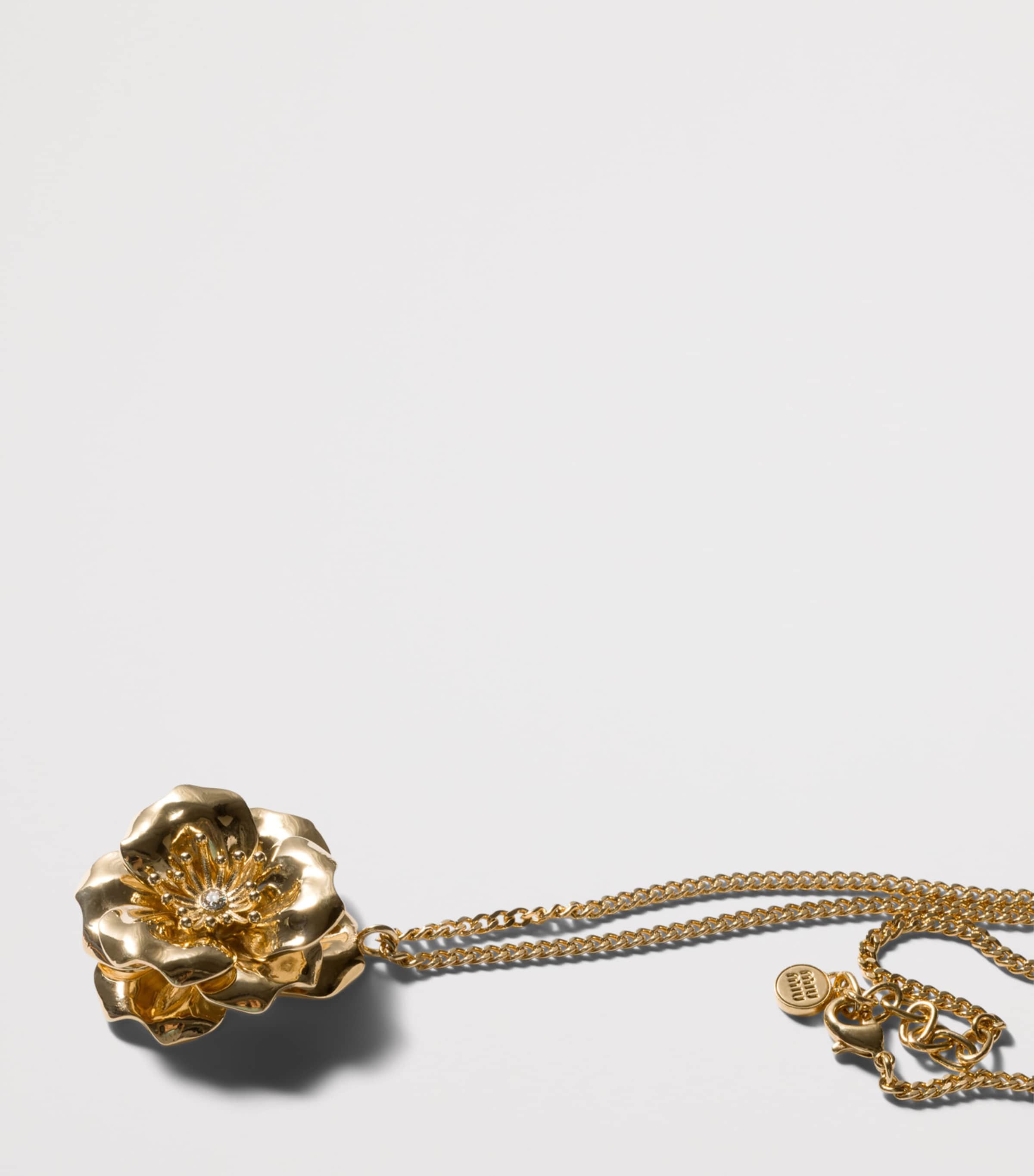 Miu Miu Flower Pendant Necklace Image 2