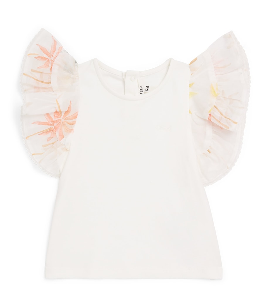 Cotton Ruffle-Trim Blouse (6-18 Months) 117 OFFWHITE Image 1