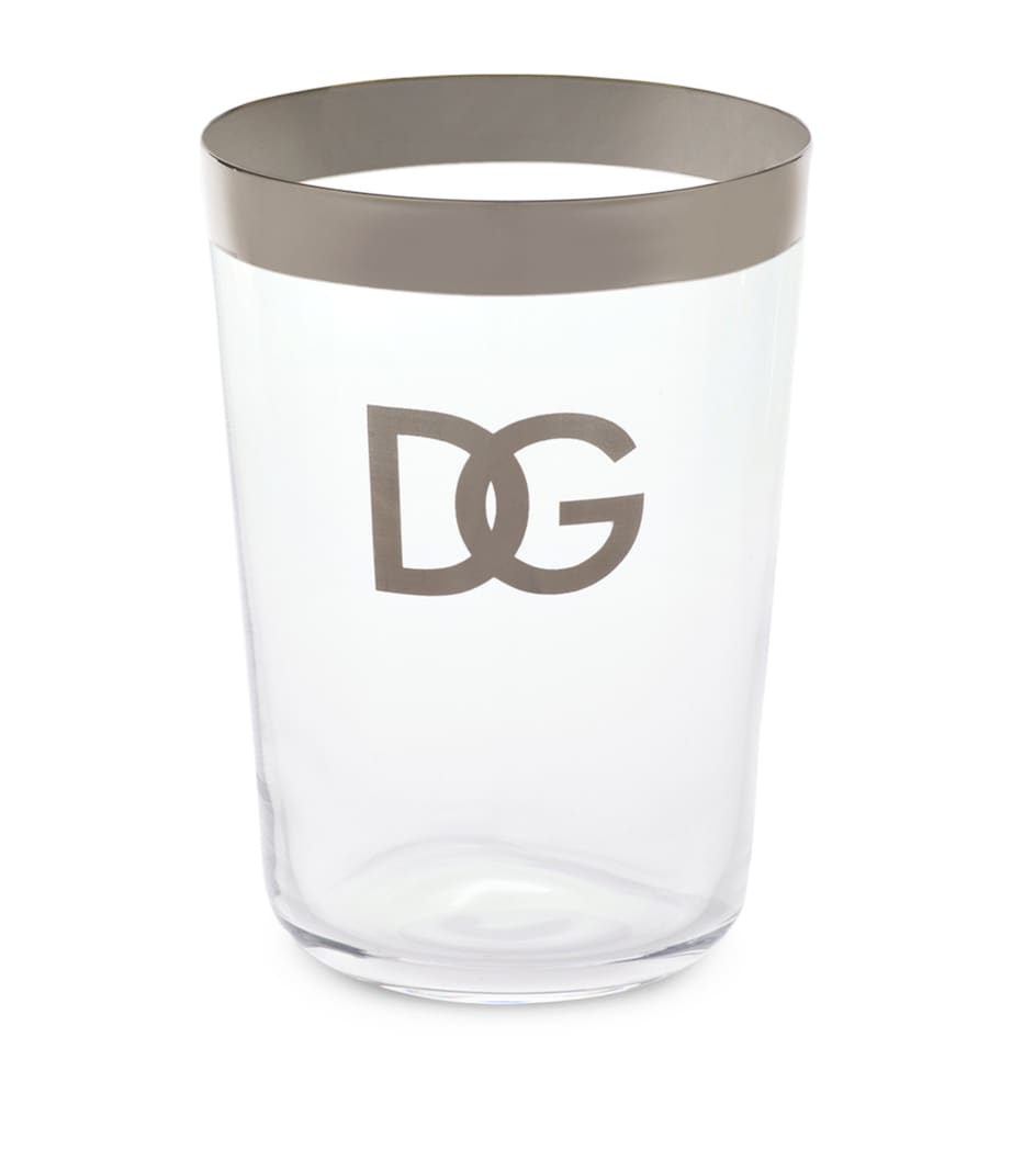 Set of 2 DG Logo Glasses U0055 PLATINO/TRASPA Image 2