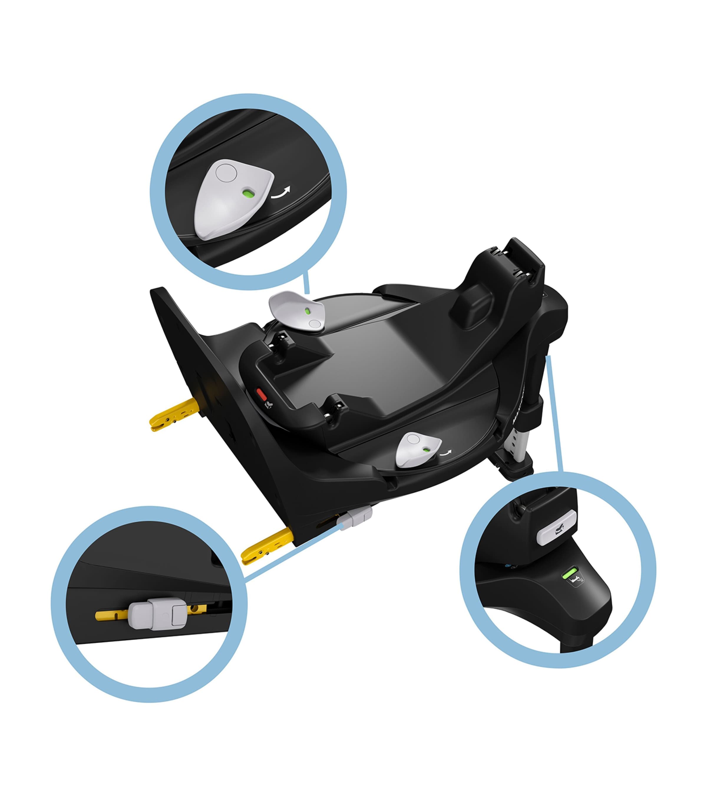 FamilyFix 360 Pro Car Seat Base BLACK Image 5