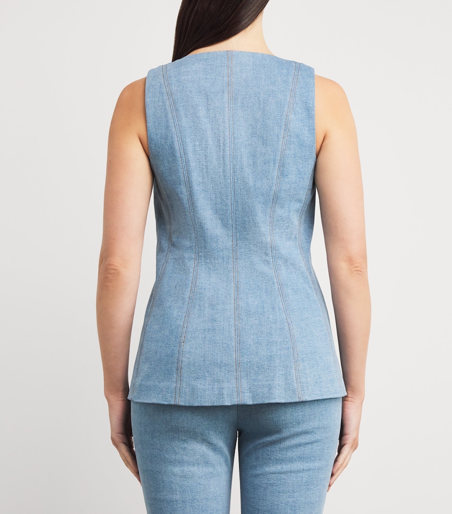 Denim Avalina Vest B1120 BLUE MIRAGE Image 4