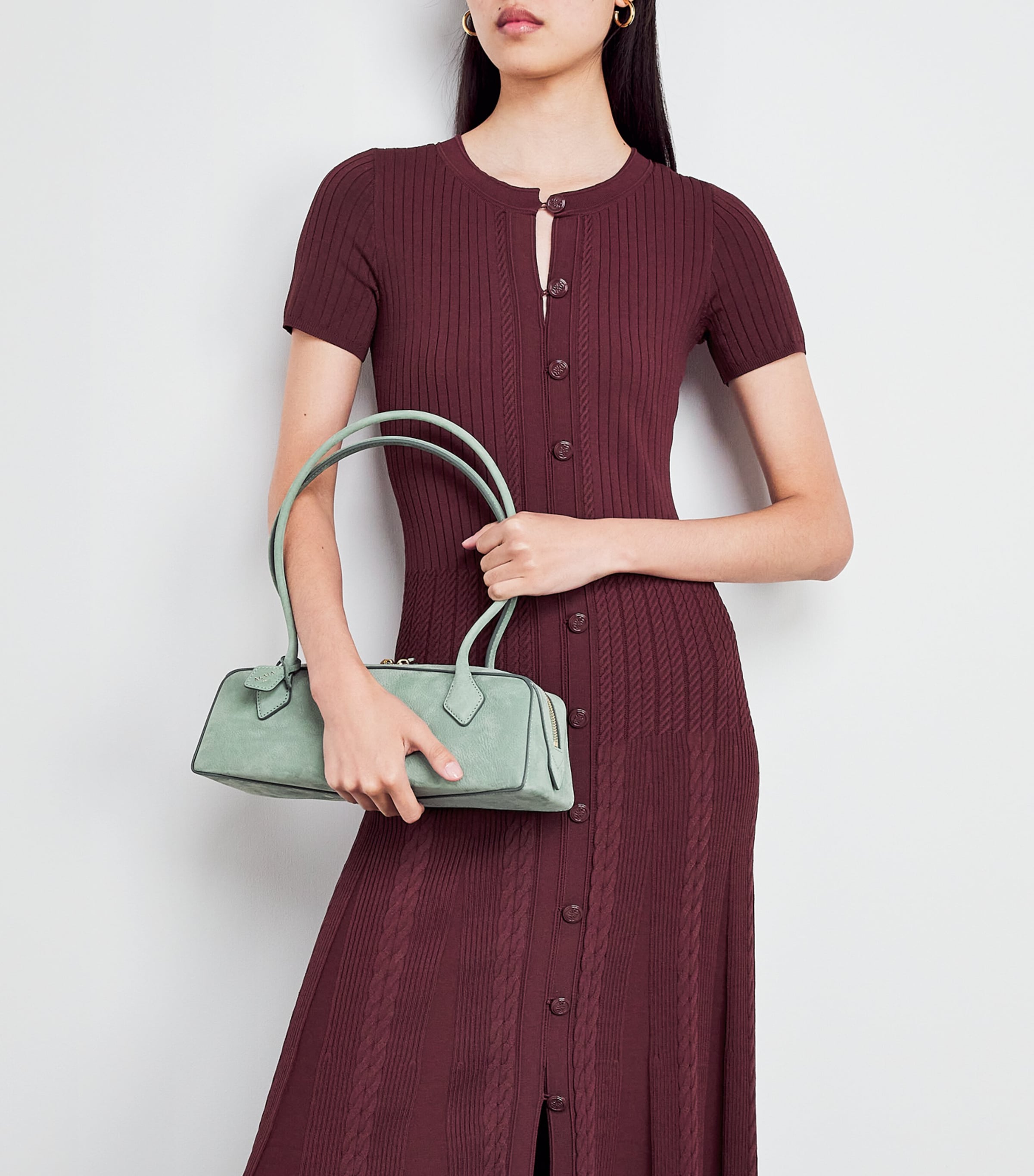 Sandro Paris Red Knitted Midi Dress | Harrods US