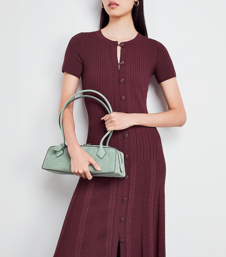 Knitted Midi Dress BORDEAUX Image 4