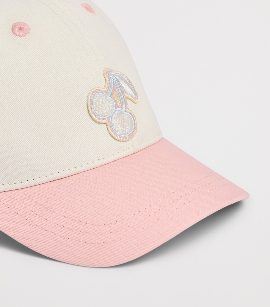 Bonpoint Embroidered Cap Ivoire Image 3