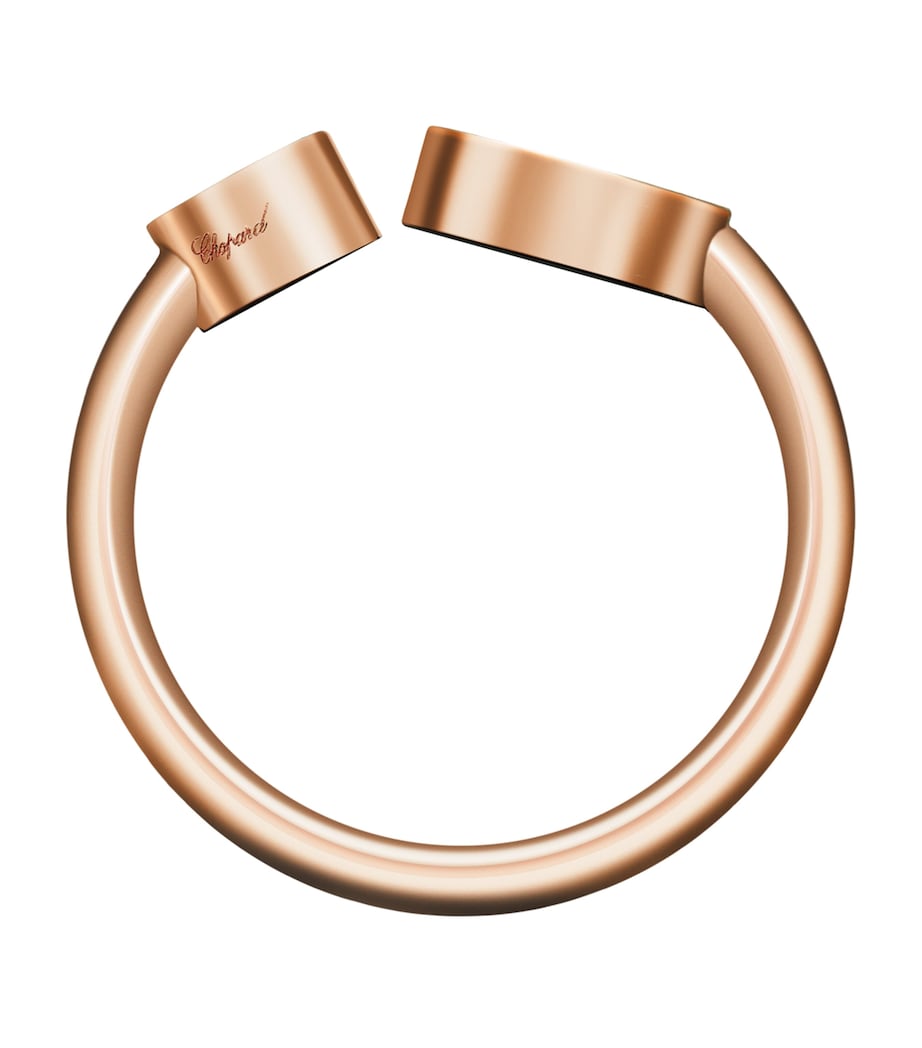 Rose Gold and Diamond Happy Hearts Ring Image 2