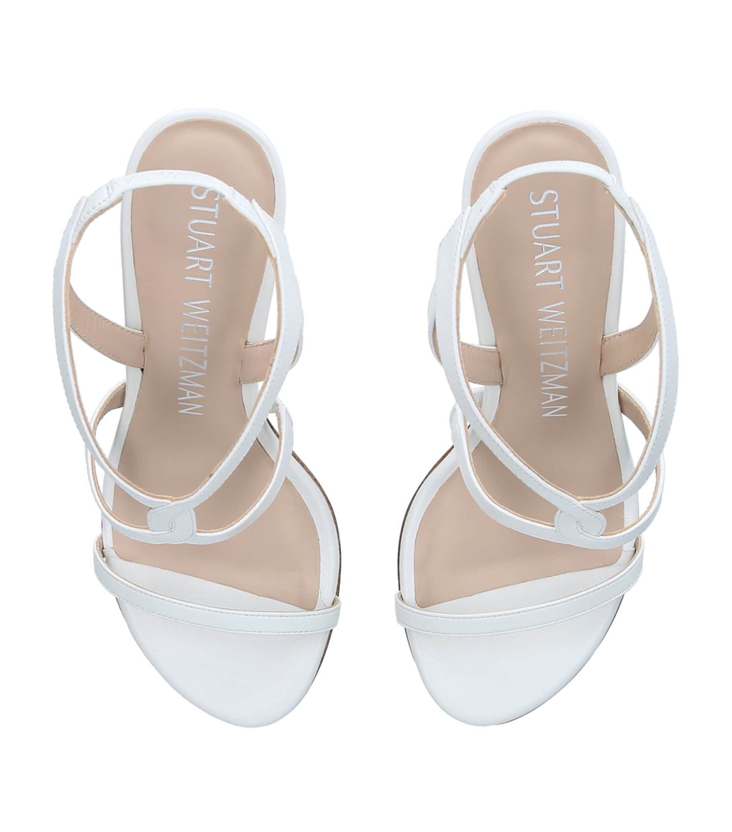 Leather Soiree Sandals 100 WHITE Image 4