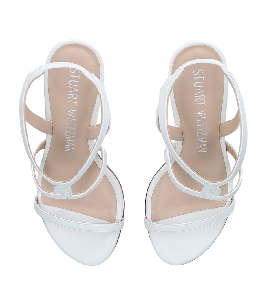 Leather Soiree Sandals 100 WHITE Image 4