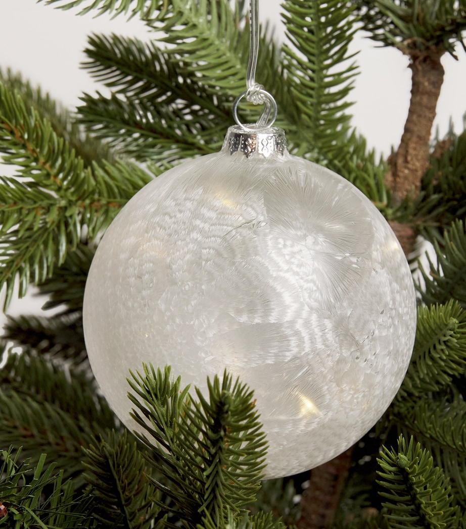 LED Frost Bauble WHITE Image 5