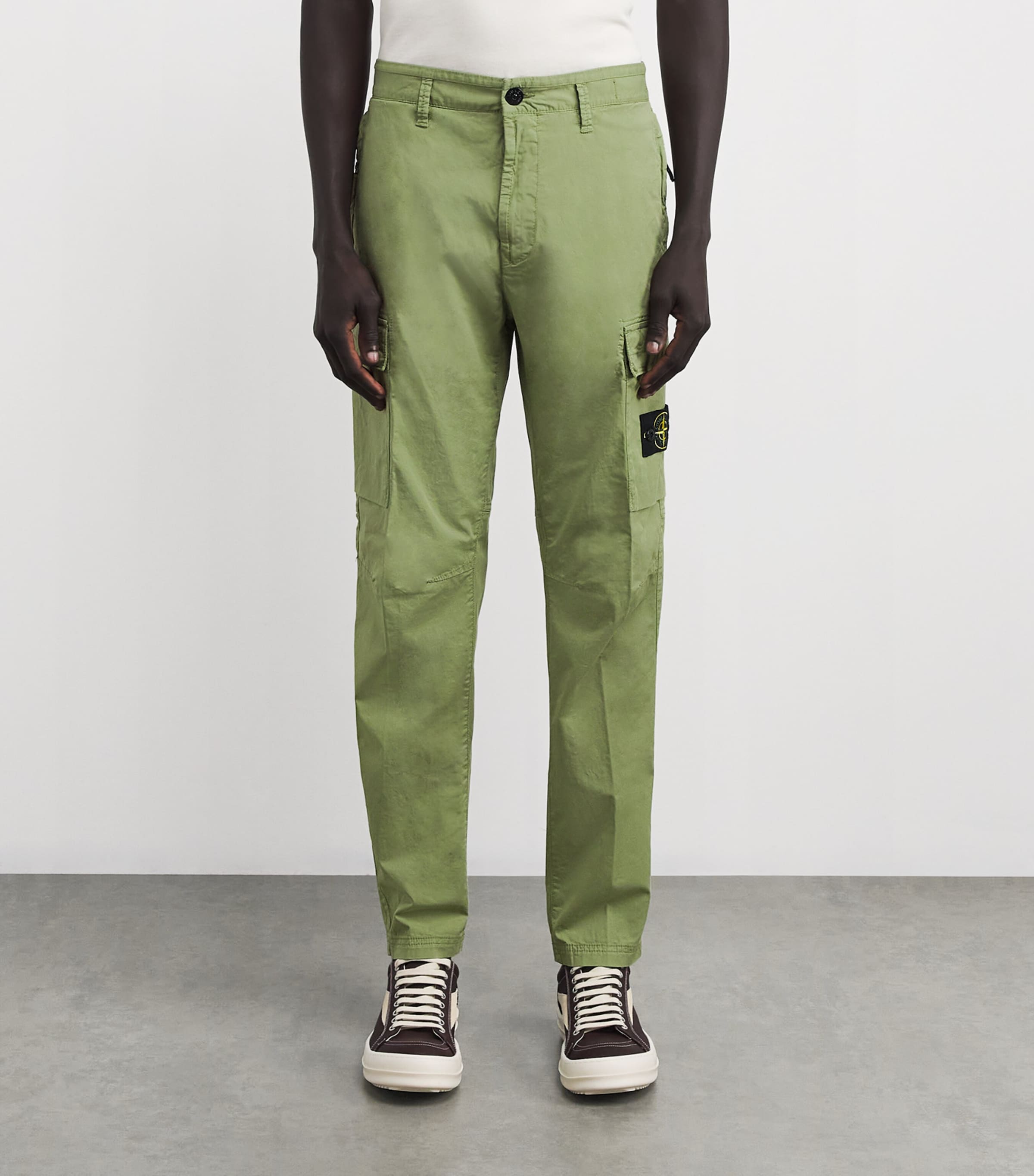 Cotton Cargo Trousers V0055 Image 3
