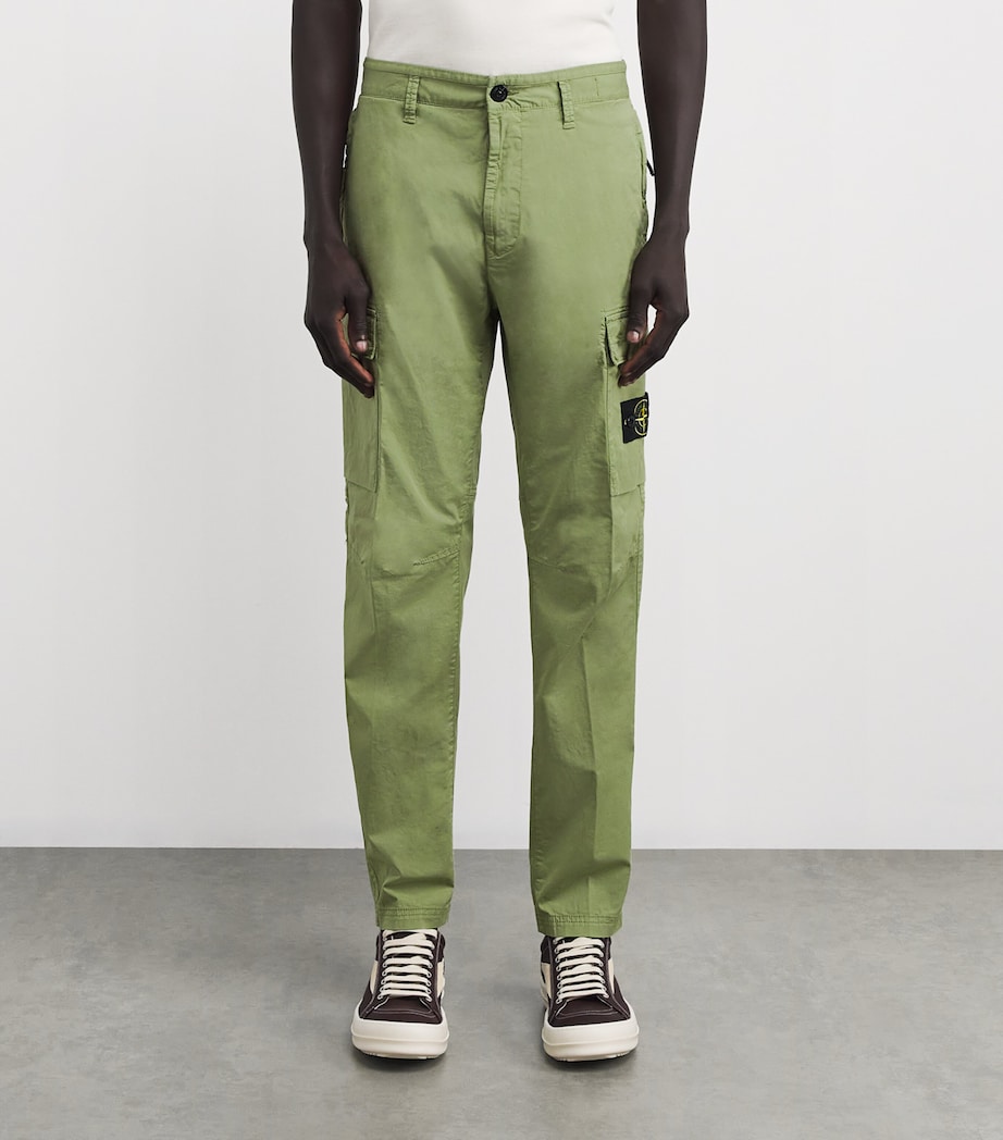 Cotton Cargo Trousers V0055 Image 3