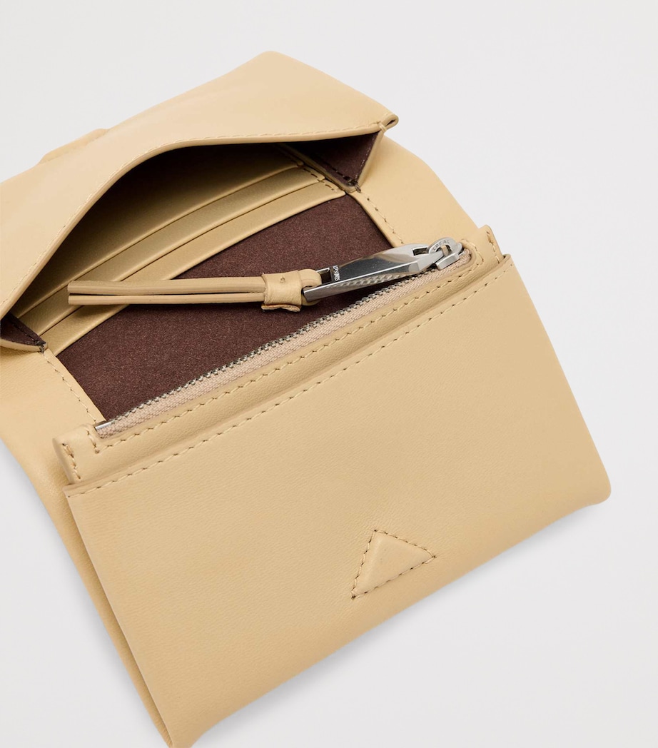 AllSaints Leather Harluna Wallet Mellow Yellow Image 2