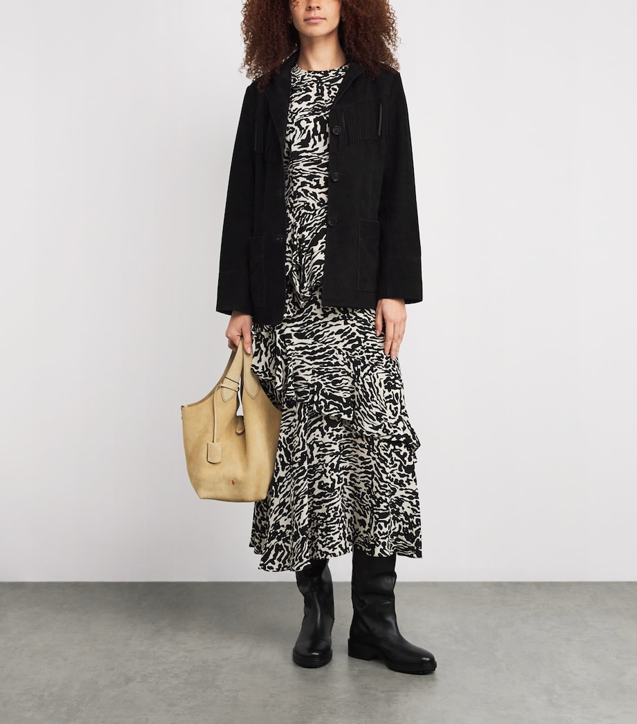 Suede Teagan Jacket BLACK Image 2