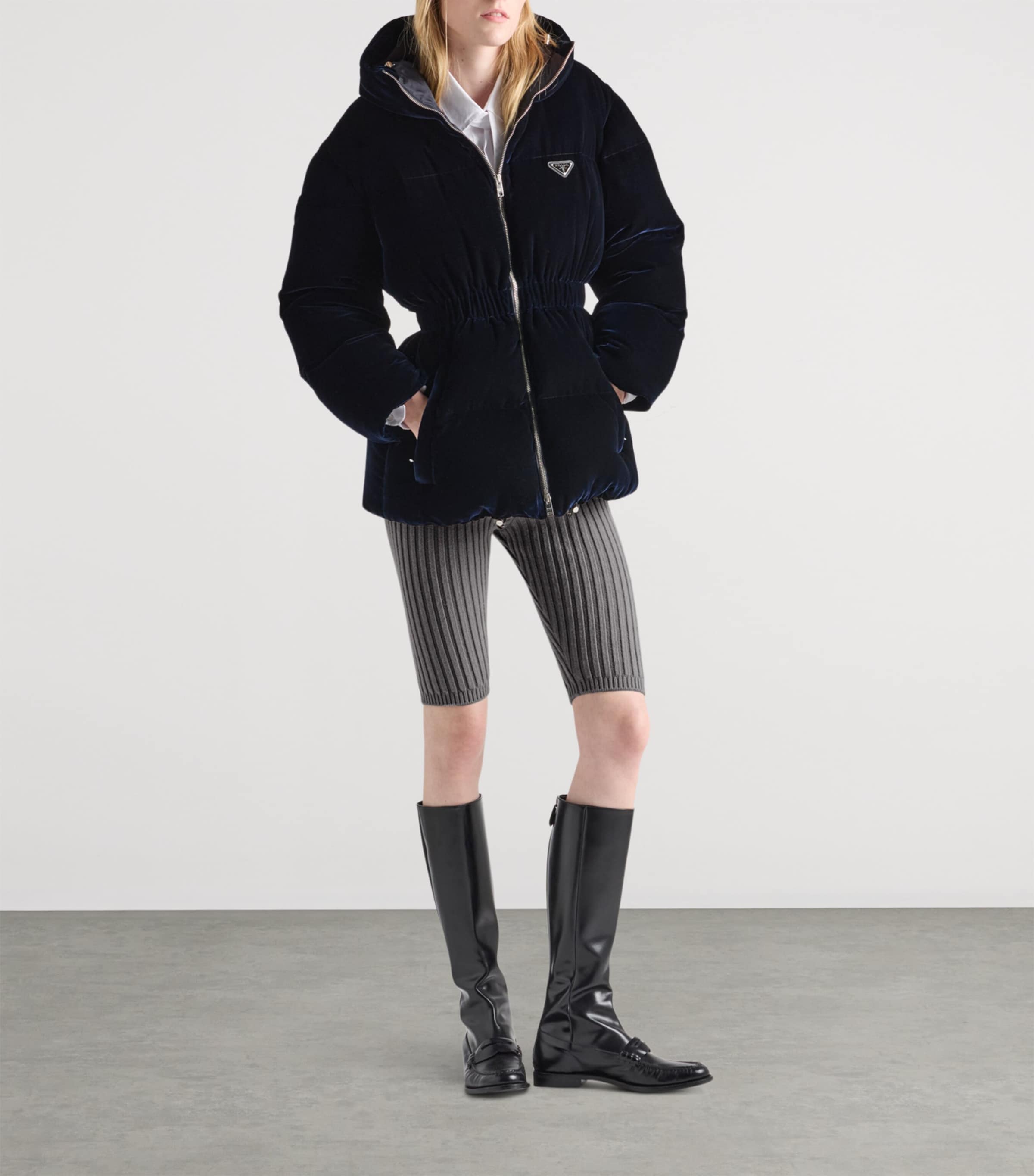 Velvet Down Jacket F0008 Image 2