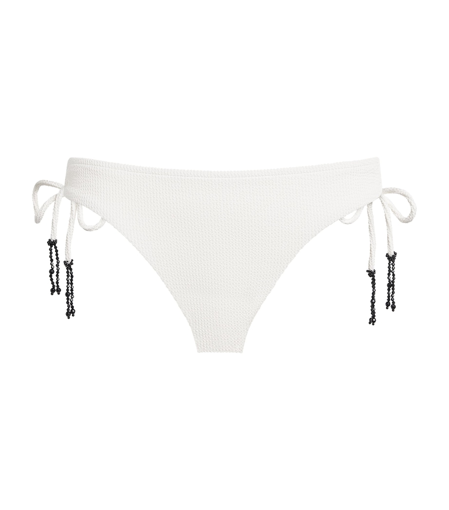 Grace Knit Bikini Bottoms WHITE Image 1