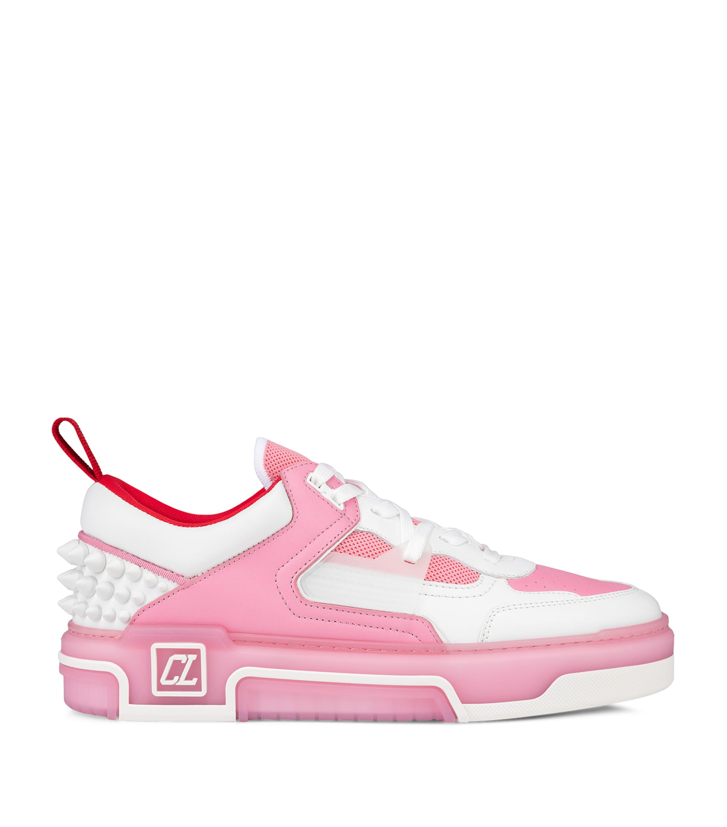 Shop Christian Louboutin Astroloubi Leather Sneakers