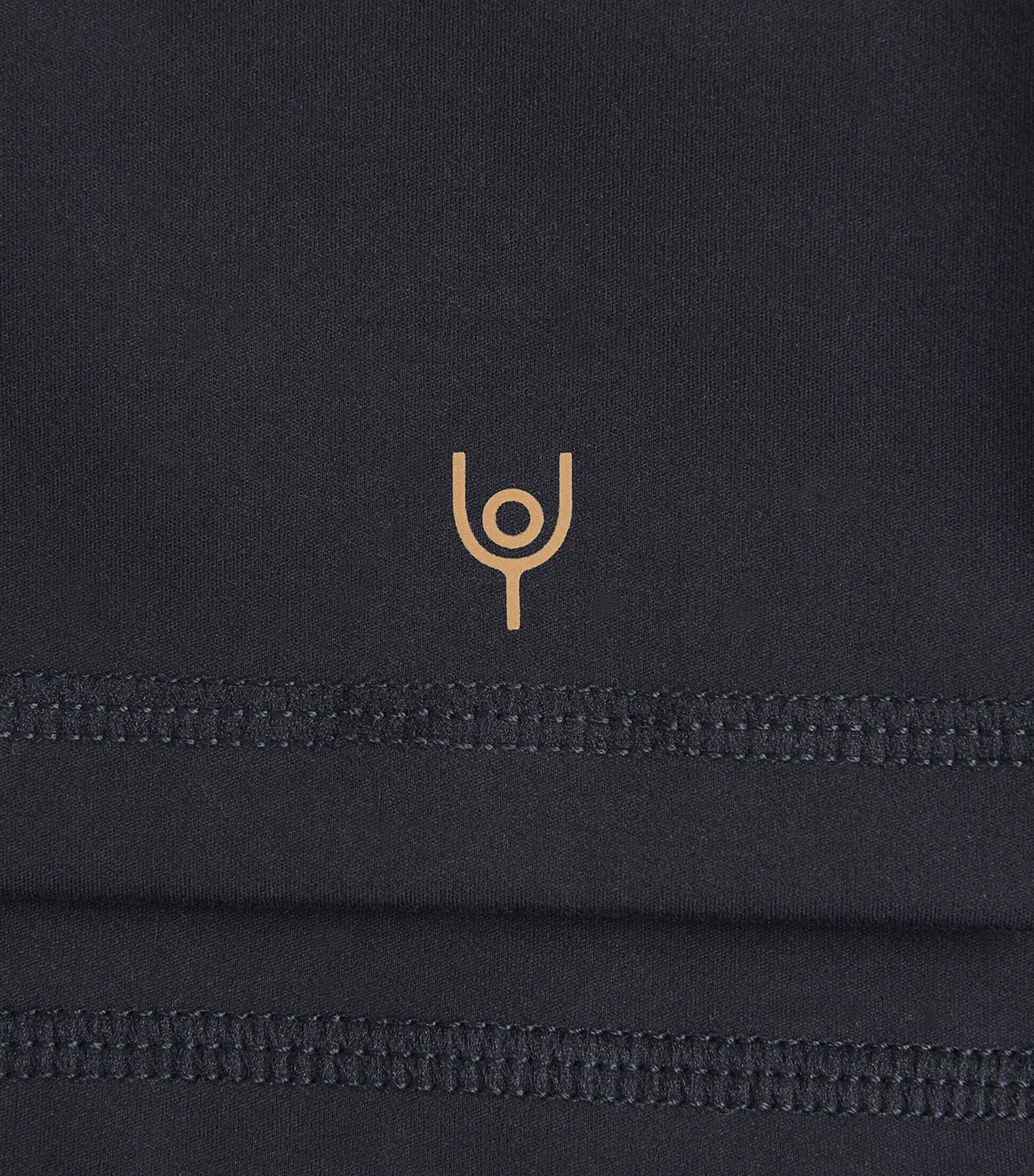 Y.O.U Womens Spa Logo Shorts Black Image 6