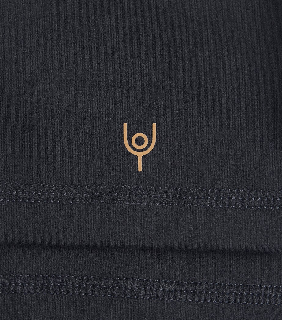 Y.O.U Womens Spa Logo Shorts Black Image 6