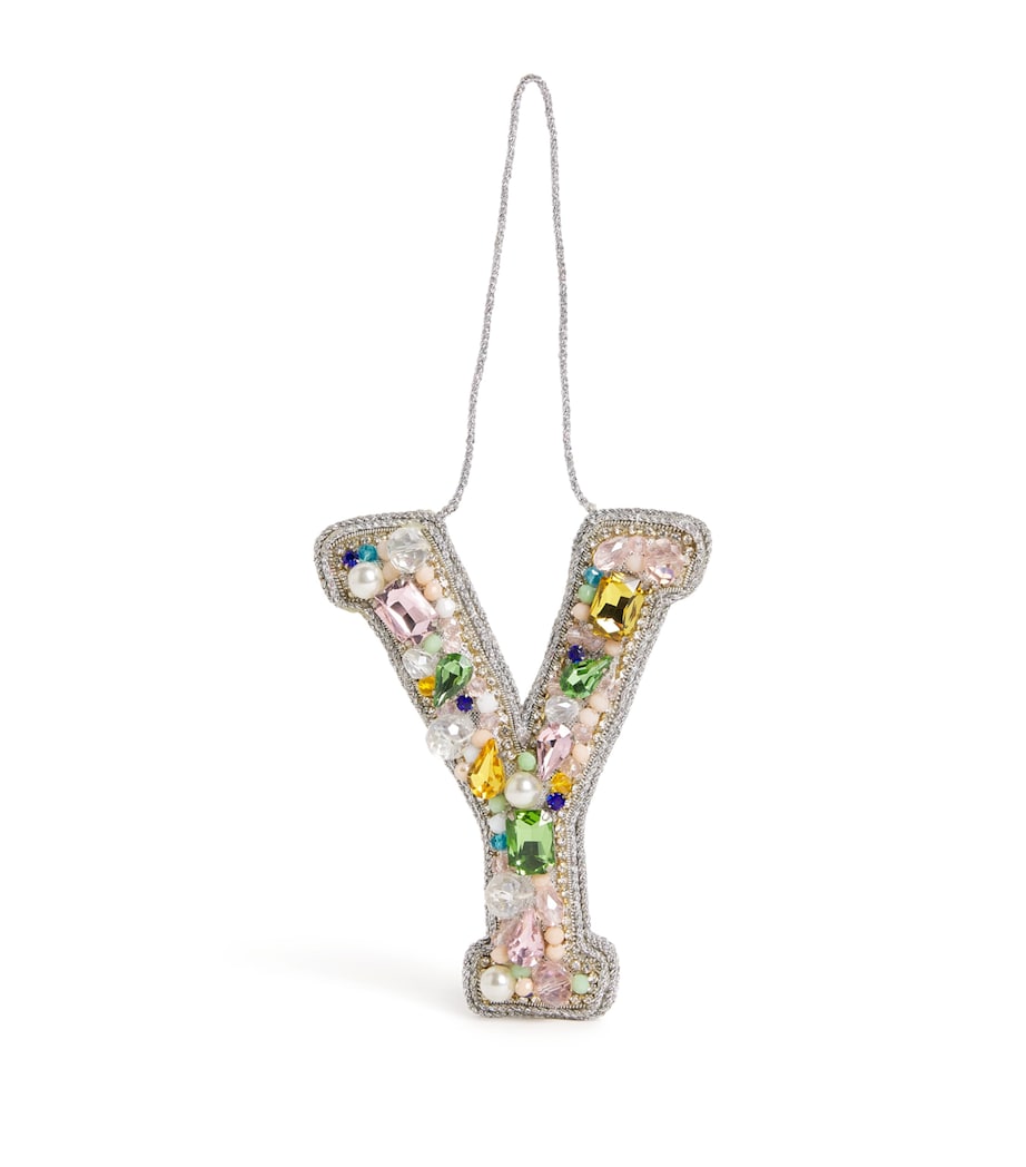 Embellished Y Tree Decoration MULTI, SILVER Image 1