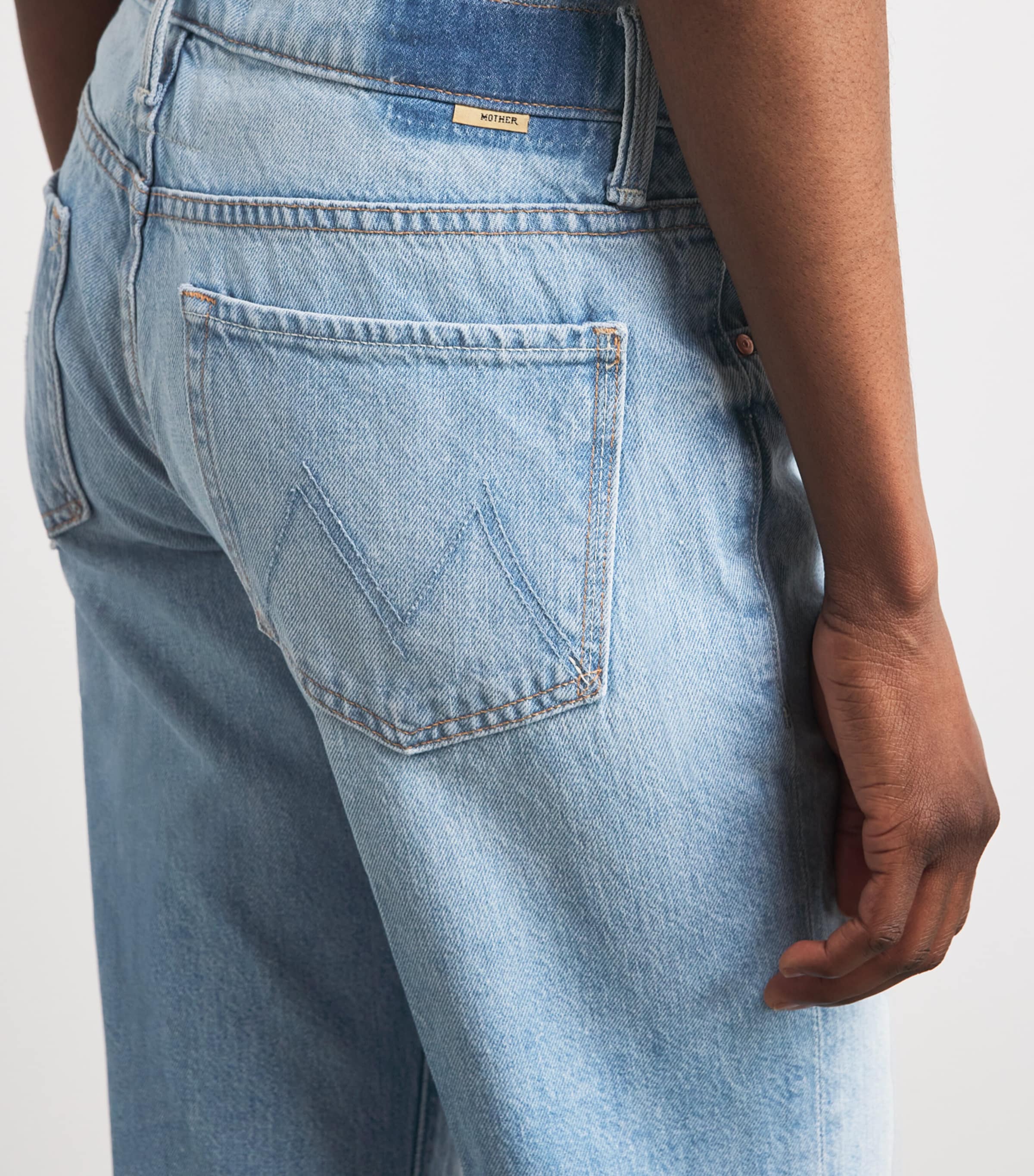 MOTHER Womens The Rambler Zip Ankle Jeans Fwb Few And Far Image 3