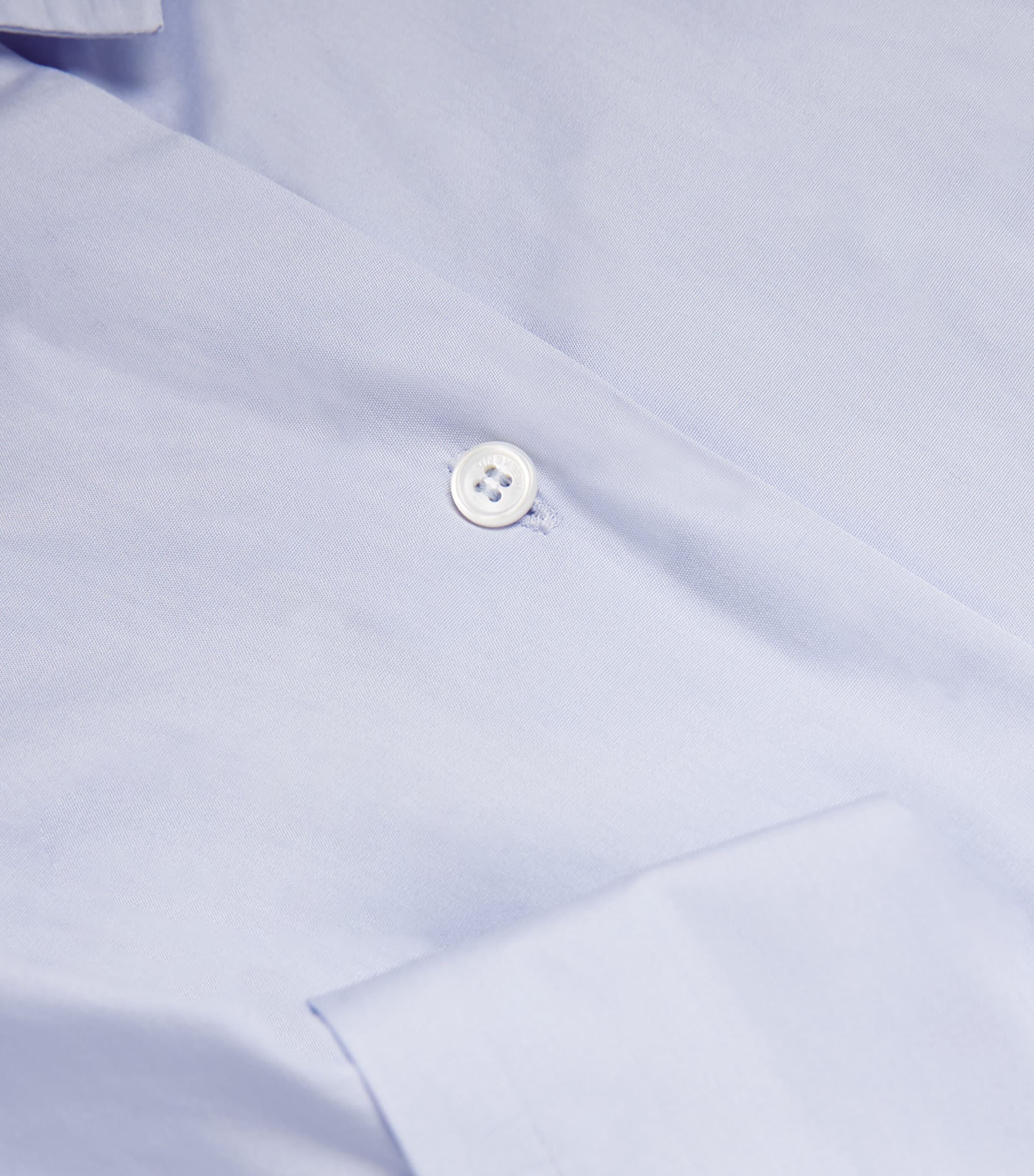 Cotton Embroidered Shirt LIGHT BLUE Image 5