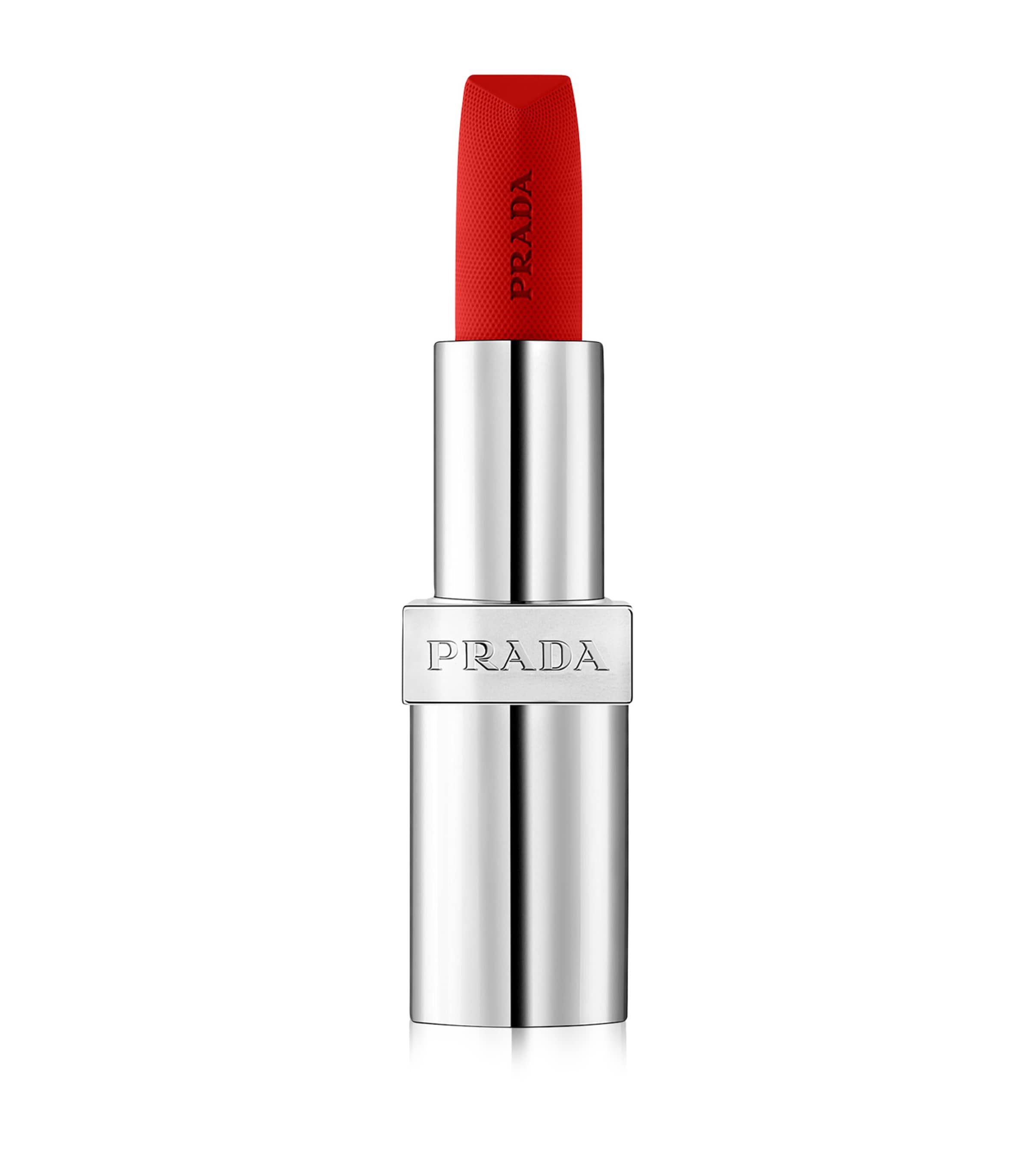 Prada Beauty Prada Monochrome Soft Matte Lipstick In Red