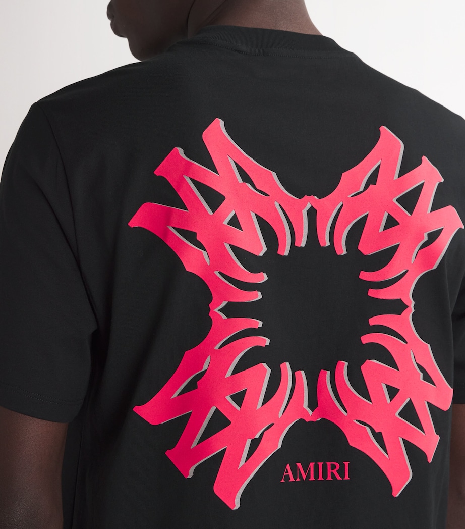 AMIRI Mens Cotton Logo T-Shirt Black Image 6