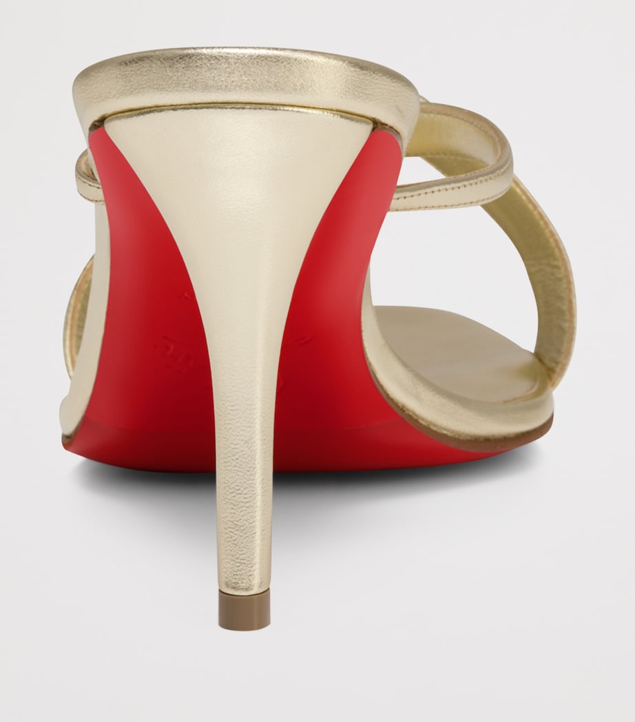 Christian Louboutin Strappy Nappa Leather Mules 80 Image 4