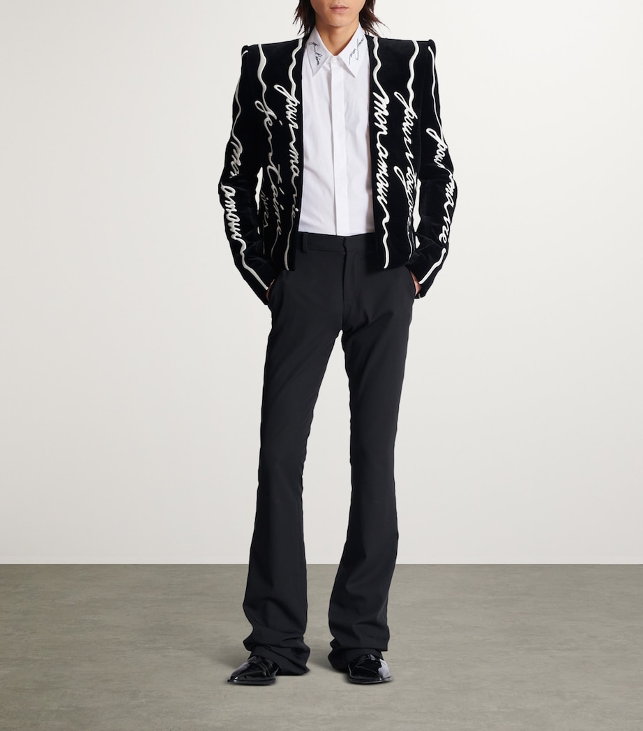 Cotton Embroidered Shirt 0FA BLANC Image 8