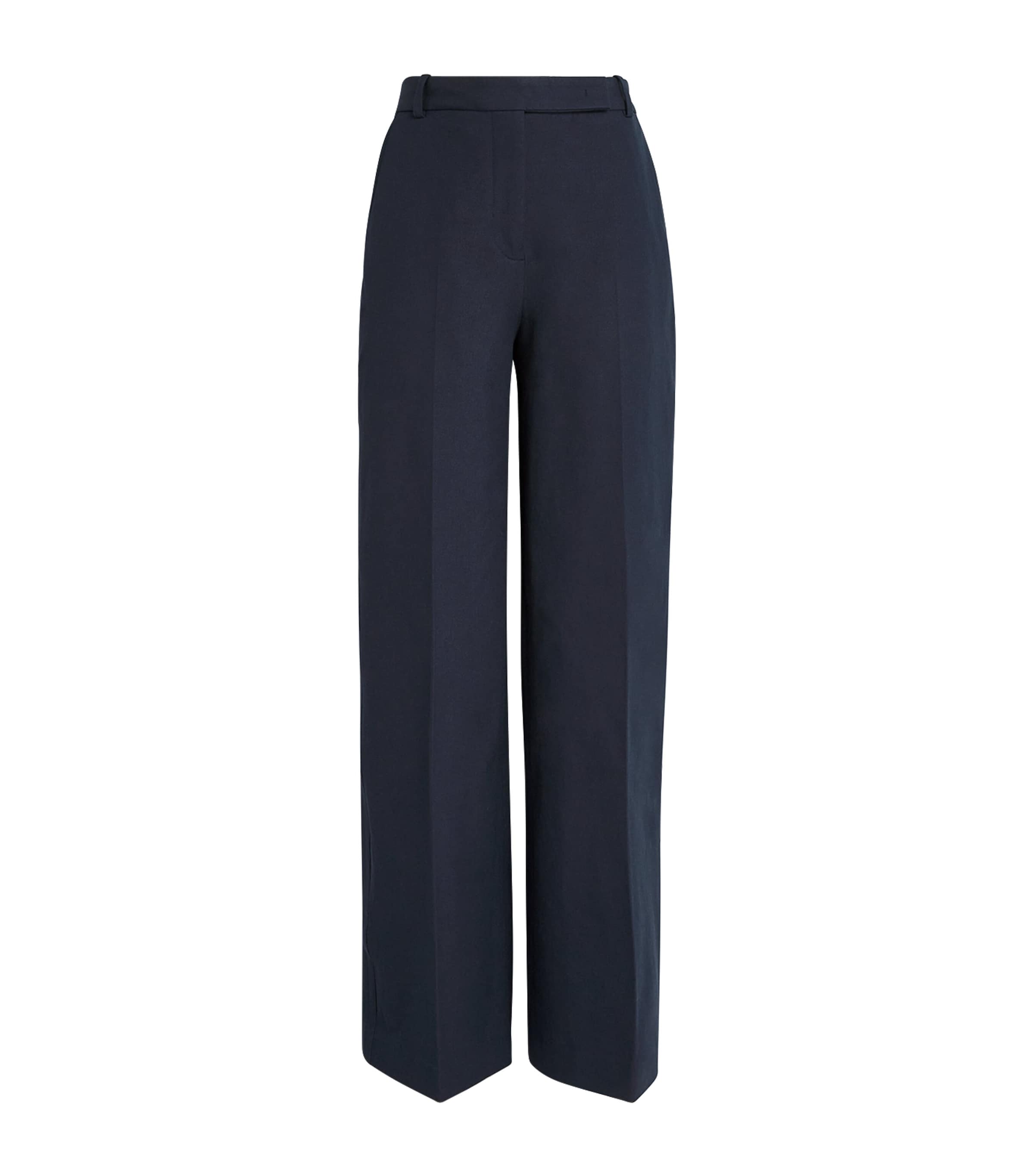 Stretch-Gabardine Yukio Trousers INDIGO Image 1