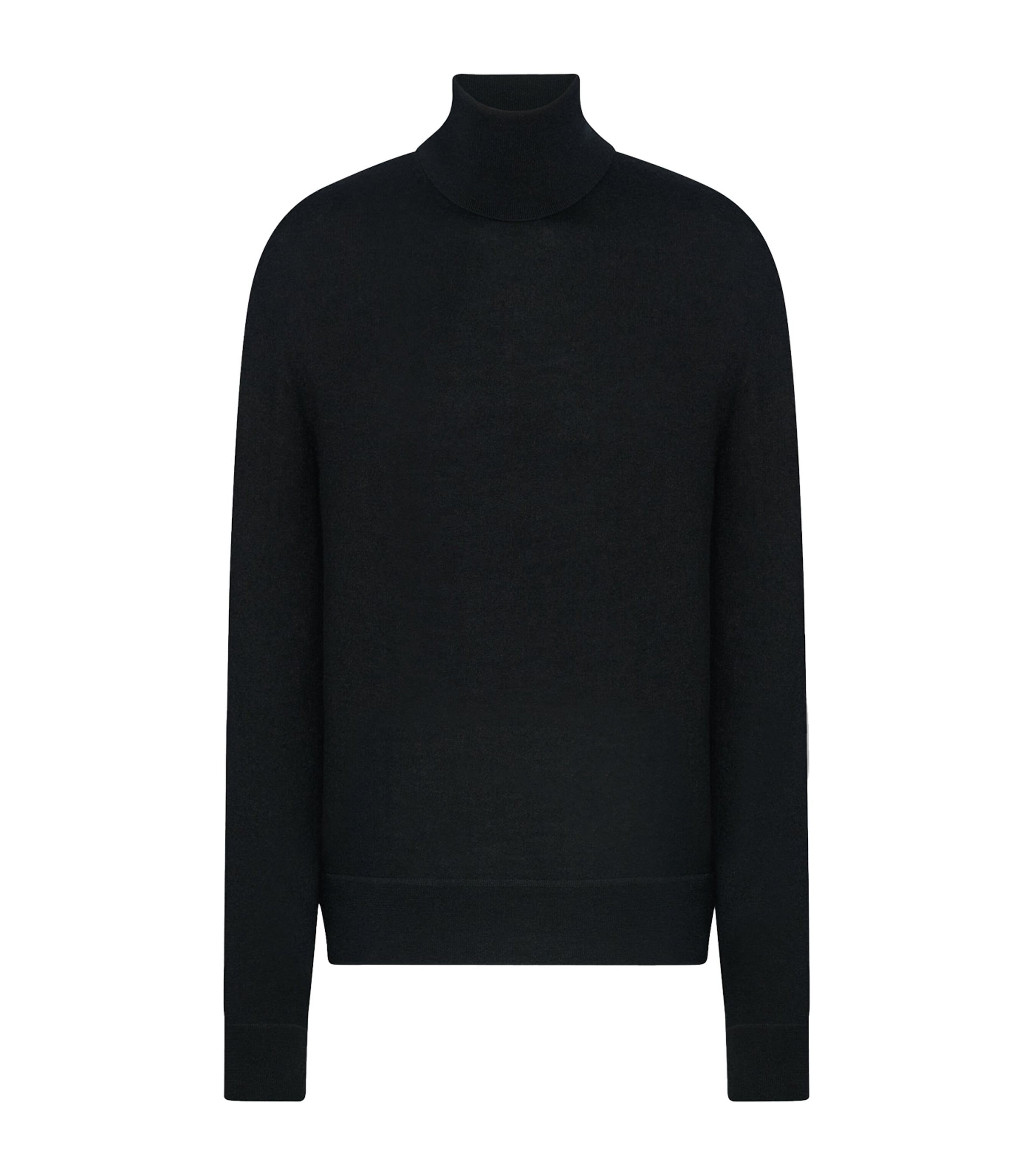 The Row Bjorn Cashmere Rollneck Sweater In Black