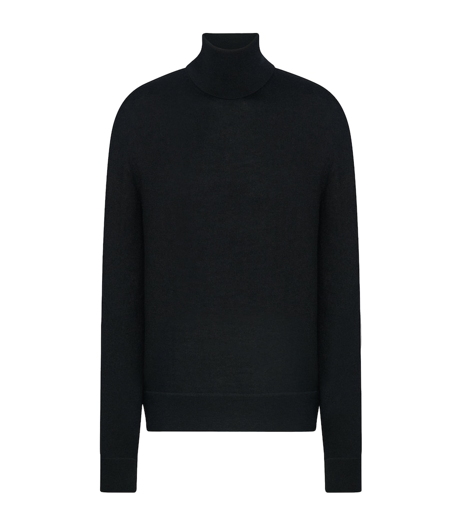 Bjorn Cashmere Rollneck Sweater BLACK Image 1