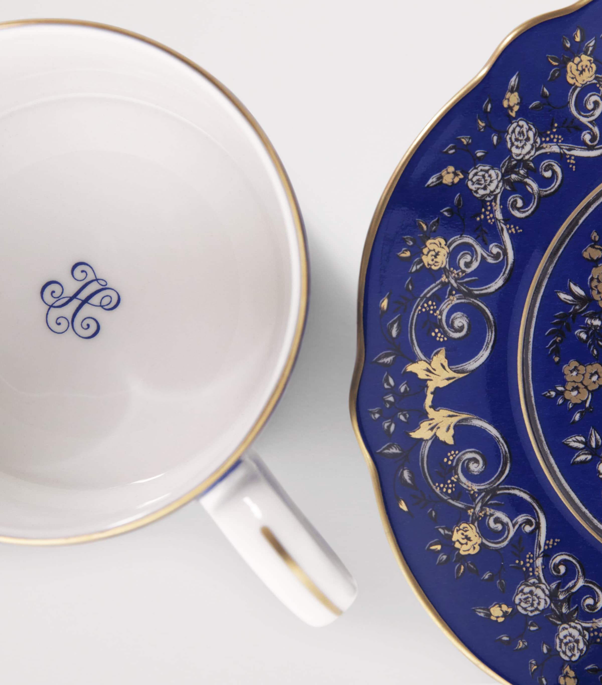 Harrods Bone China Teacup and Saucer Image 4