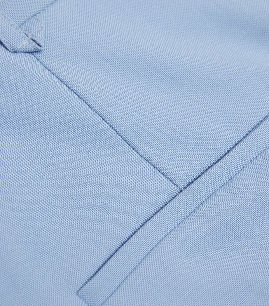 Wool Atlantis Wide-Leg Trousers M60 CORNFLOWER BLUE Image 5