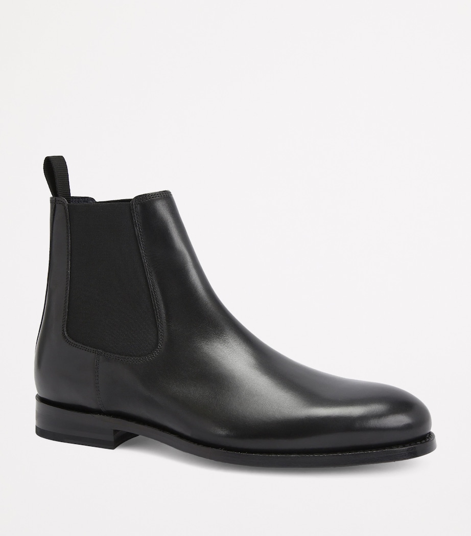 Leather Sloane Chelsea Boots BLACK Image 4