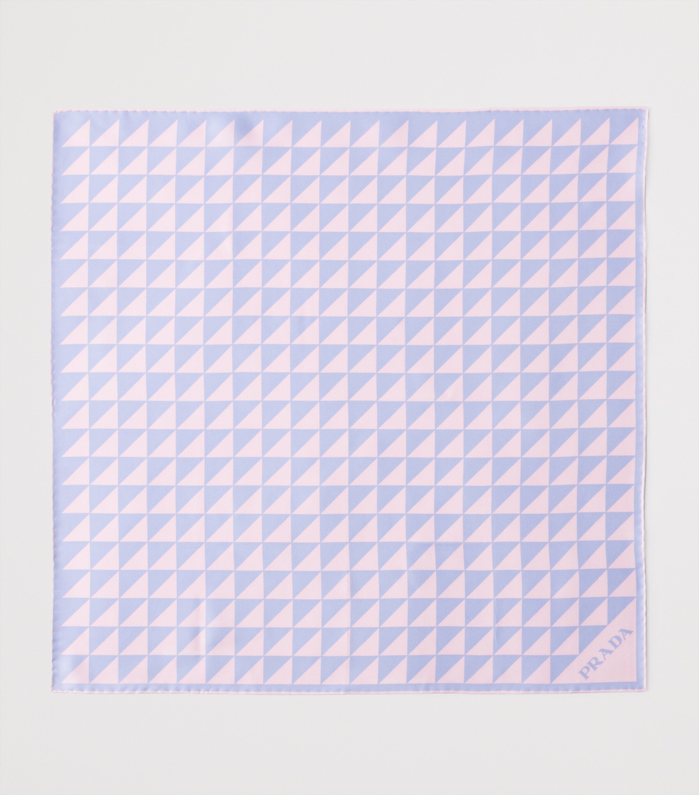 Prada Silk Triangle Scarf Pink Image 2