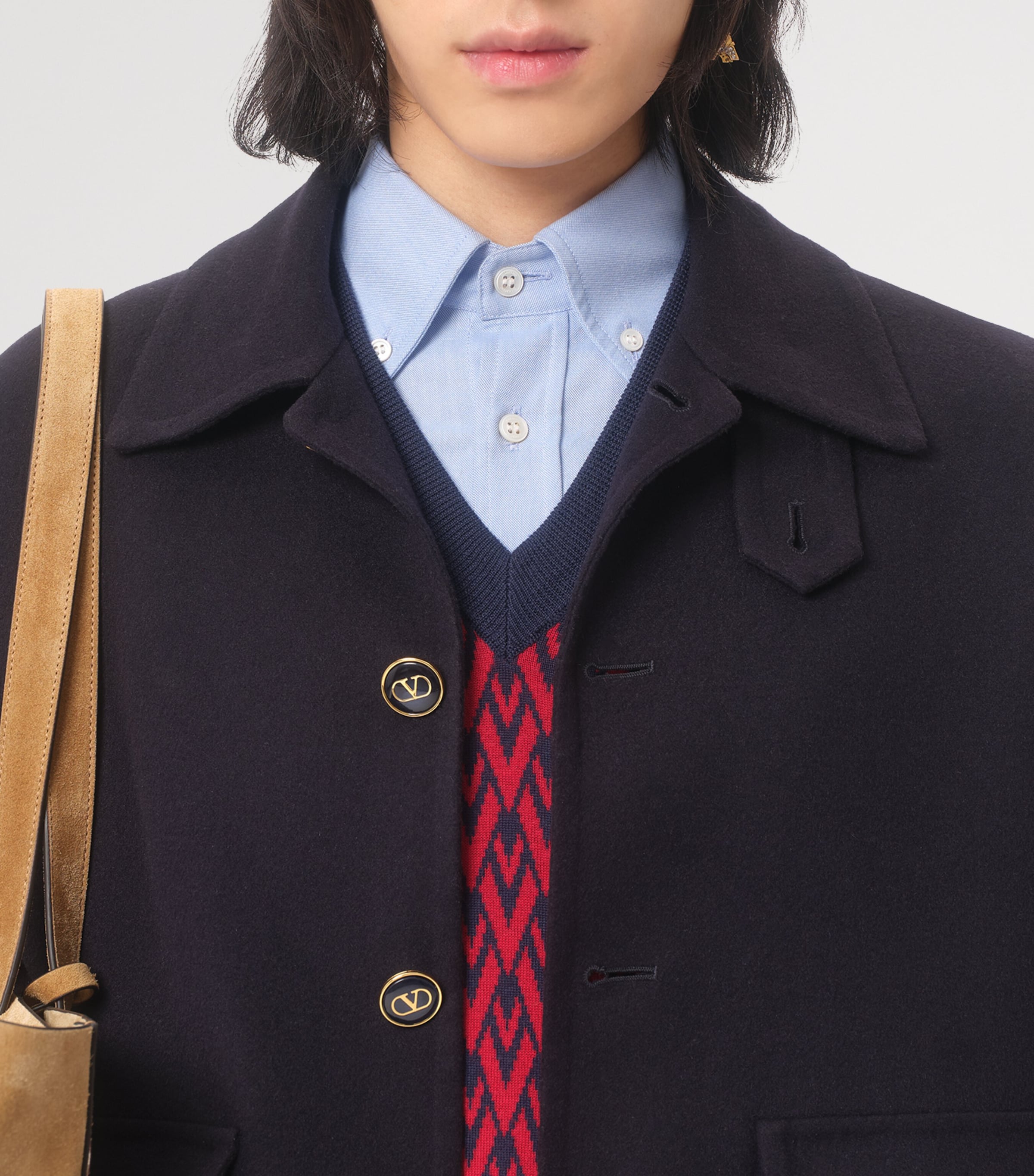 Wool Toute La V Sweater BR5 Image 6