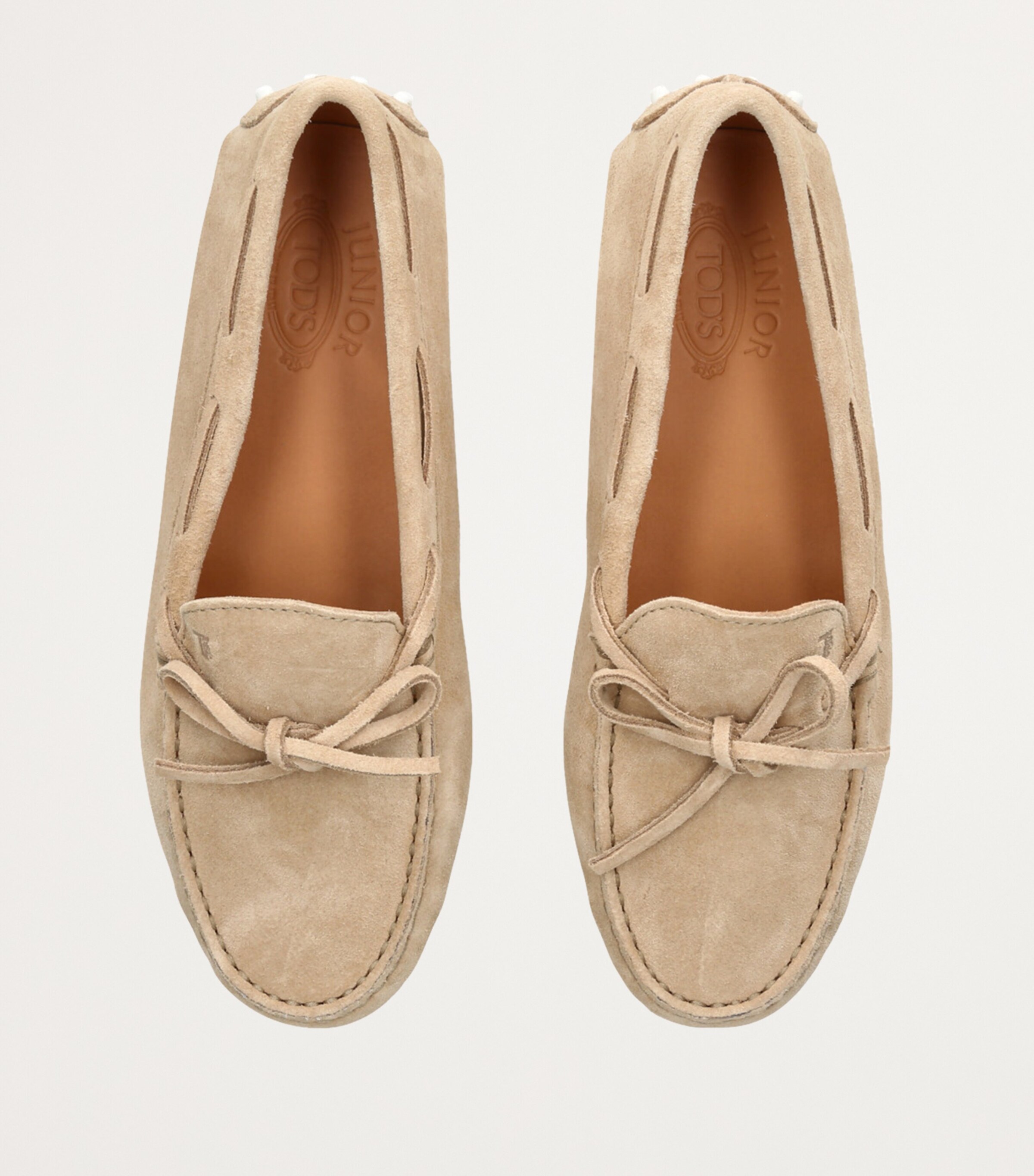 Suede Gommini Loafers BROWN Image 4