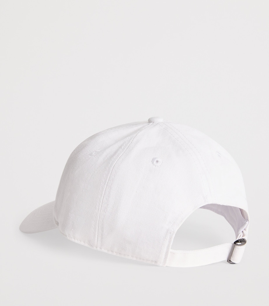 Cotton Embroidered Baseball Cap WHT/RBY/ALPNE/BLUE Image 3
