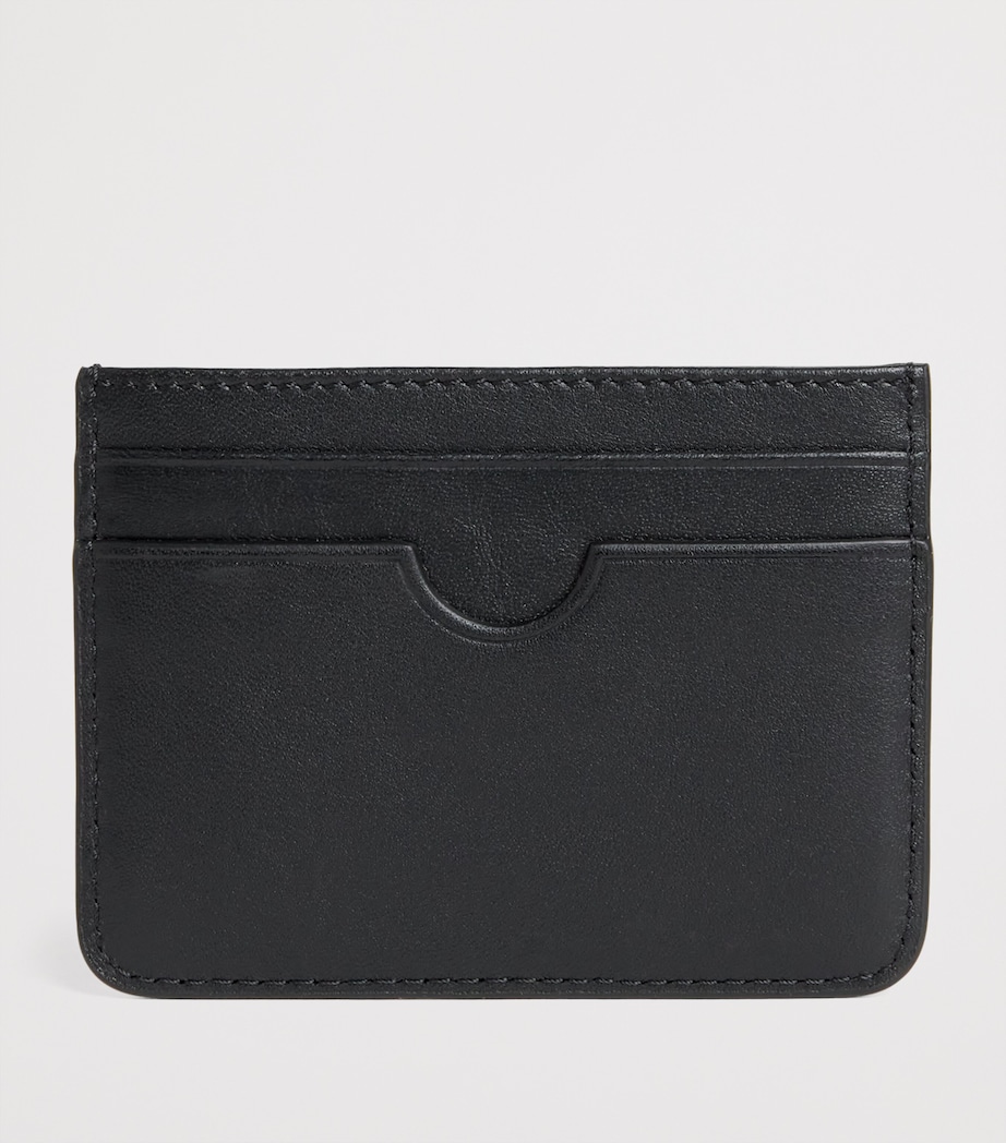 Small Leather Wallet BLACK Image 2