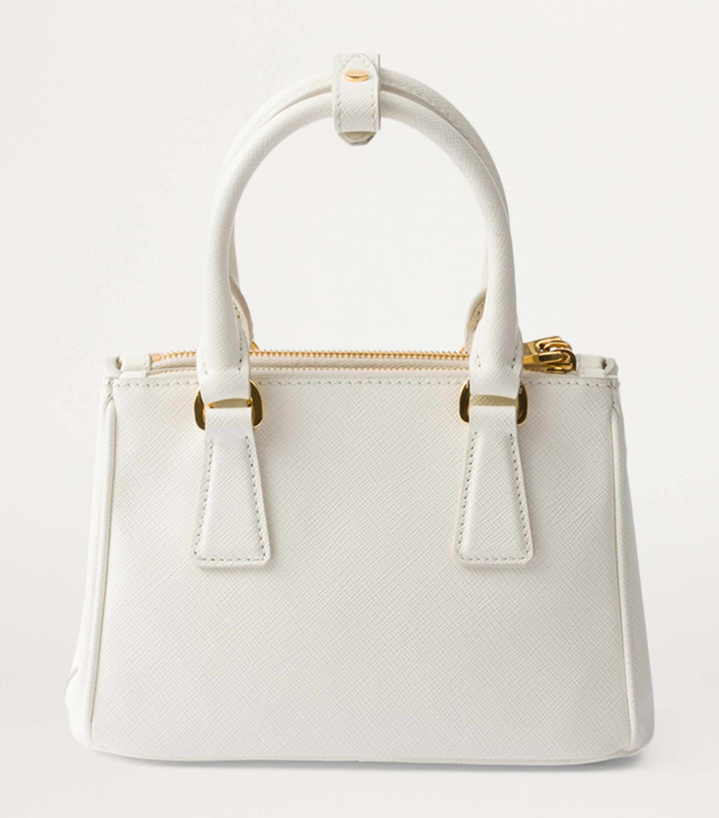 Micro Saffiano Leather Galleria Top-Handle Bag F0009 Image 4