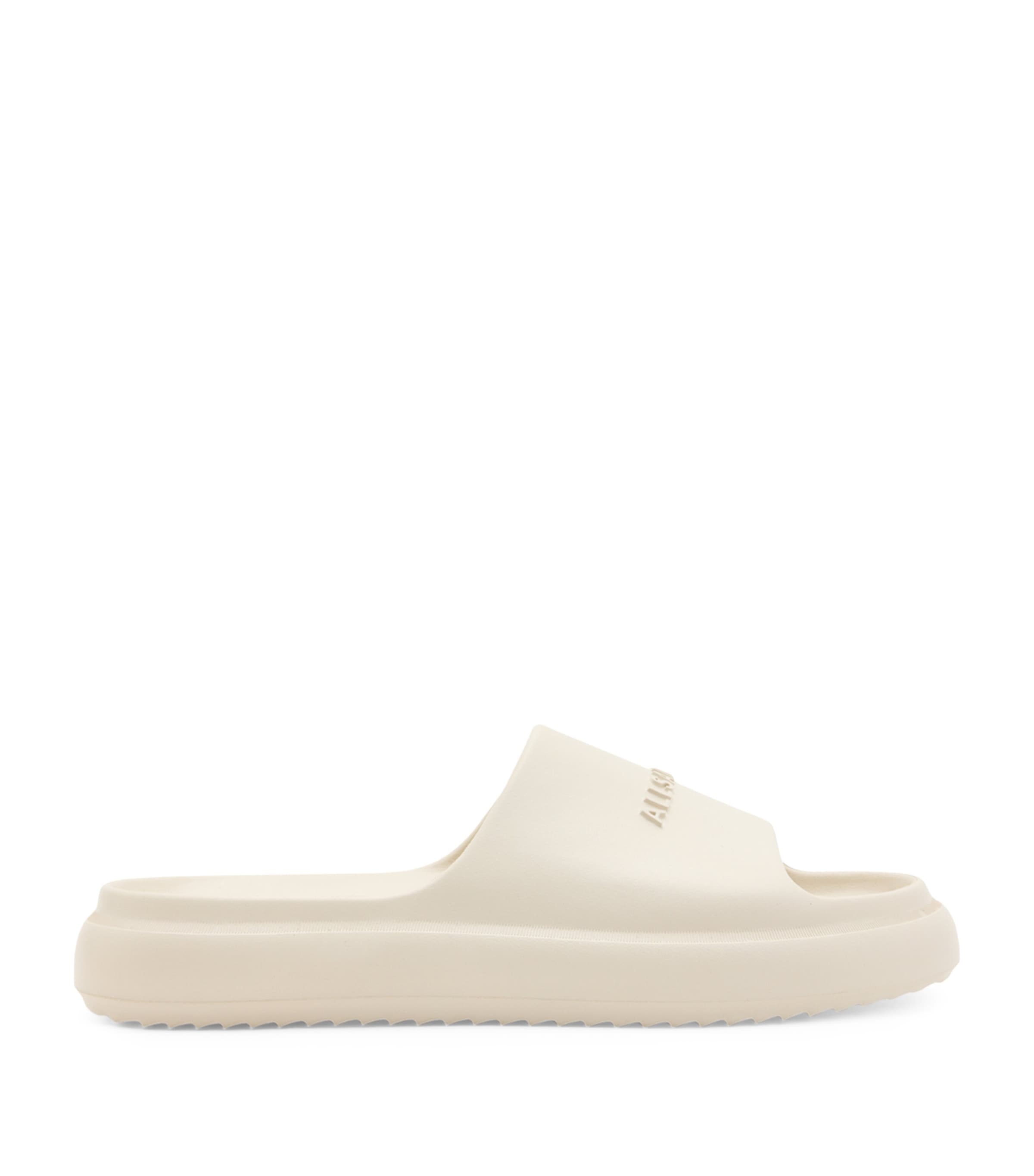 Allsaints Dune Slip On Logo Sliders In White
