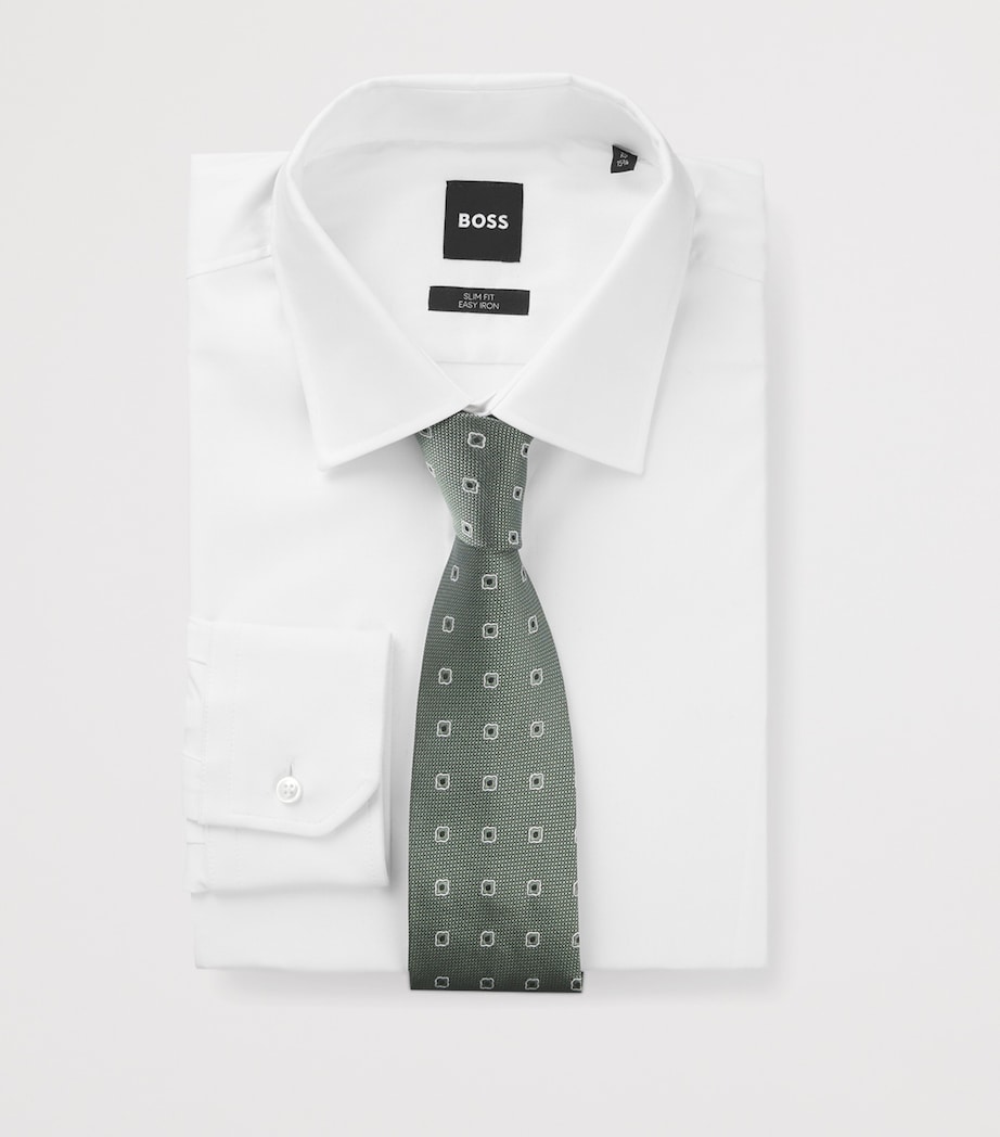 BOSS Silk Jacquard Tie Image 3