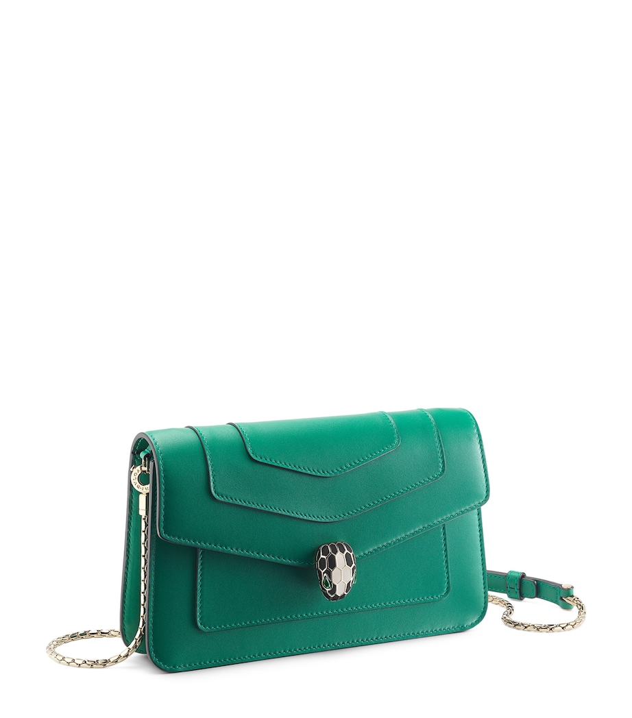 Serpenti Forever Chain Wallet GREEN LIGHT Image 1