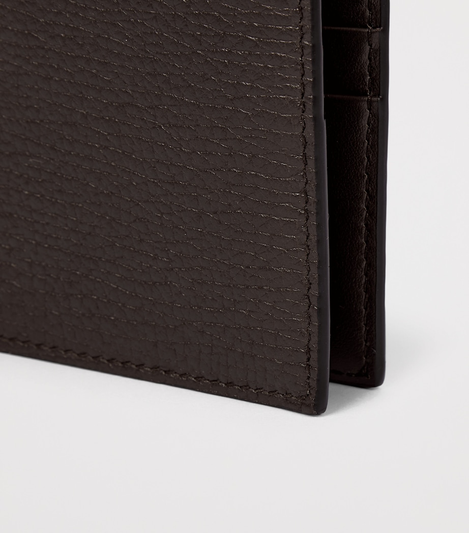 Smythson Calfskin Ludlow Bifold Wallet Dark Brown Image 4