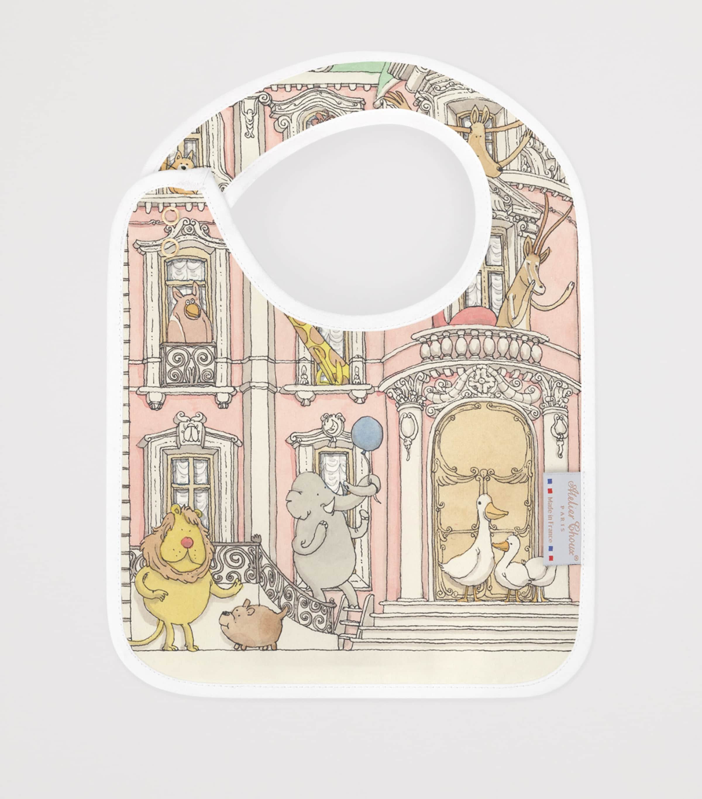 Atelier Choux Organic Cotton Monceau Mansion Bib Image 2