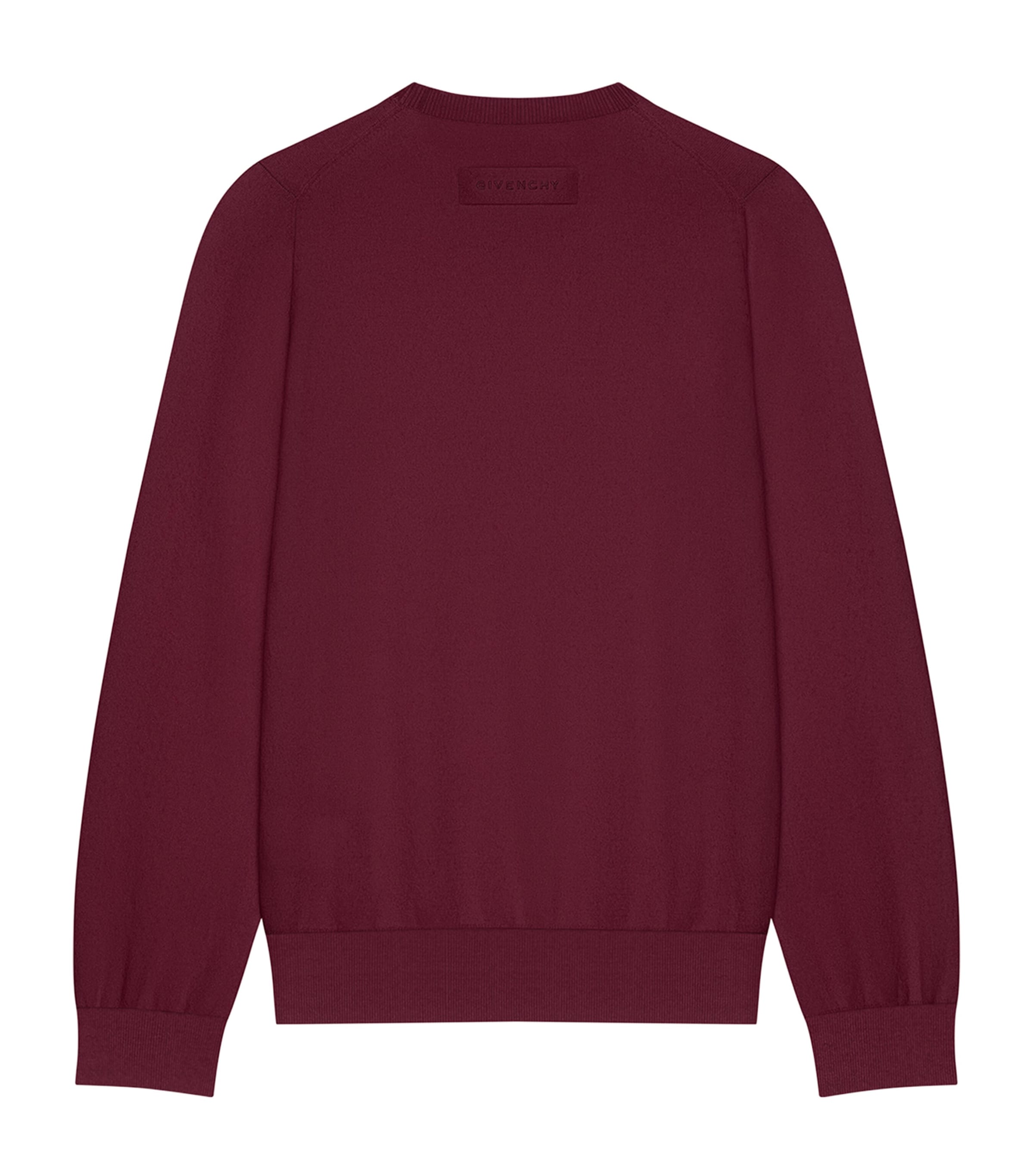 Cashmere Crew-Neck Sweater BURGUNDY Image 2